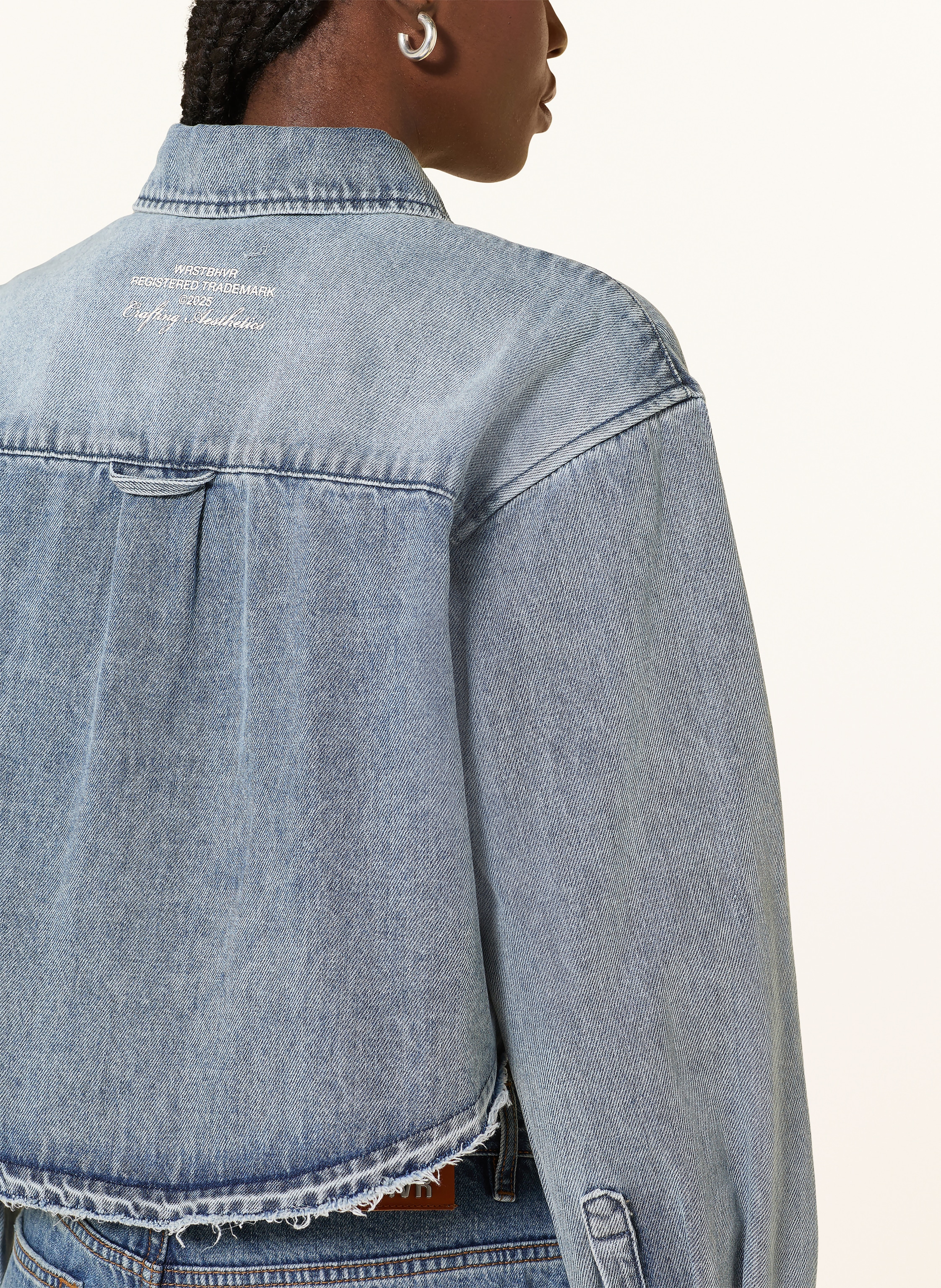 Thumbnail - Wrstbhvr Jeansbluse Jella blau