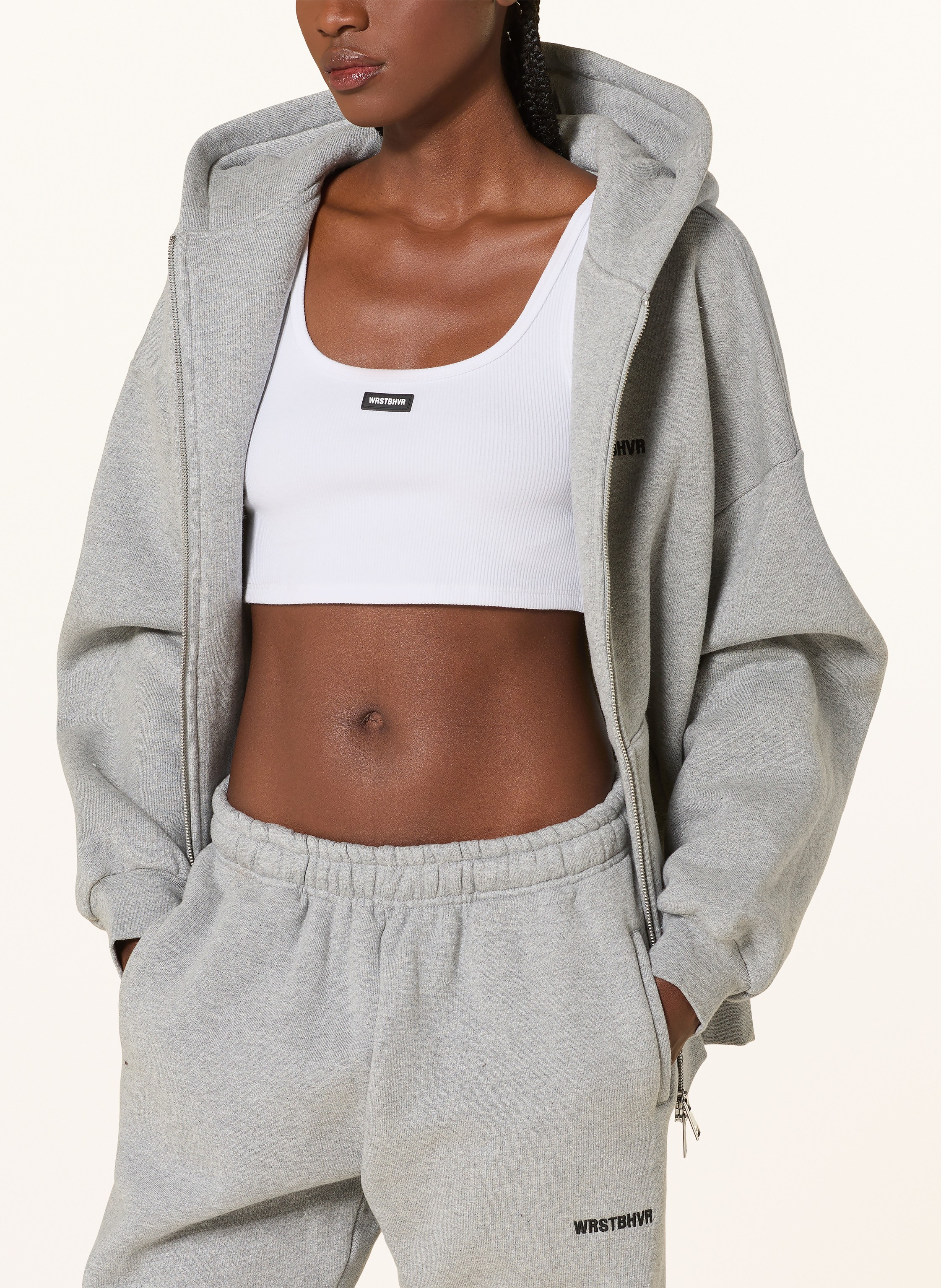 Thumbnail - Wrstbhvr Cropped-Top Jetty weiss