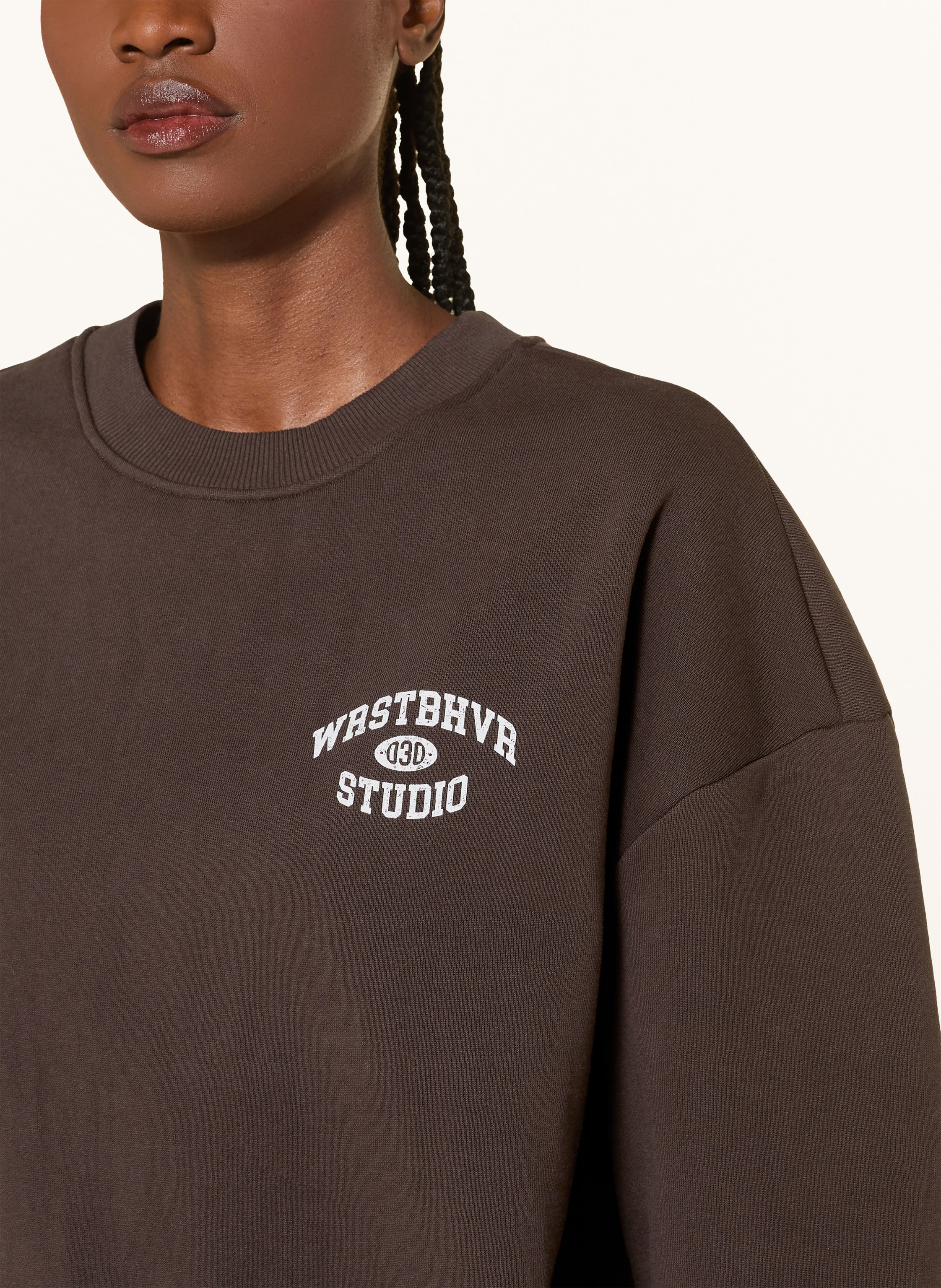 Thumbnail - Wrstbhvr Sweatshirt Nomi braun