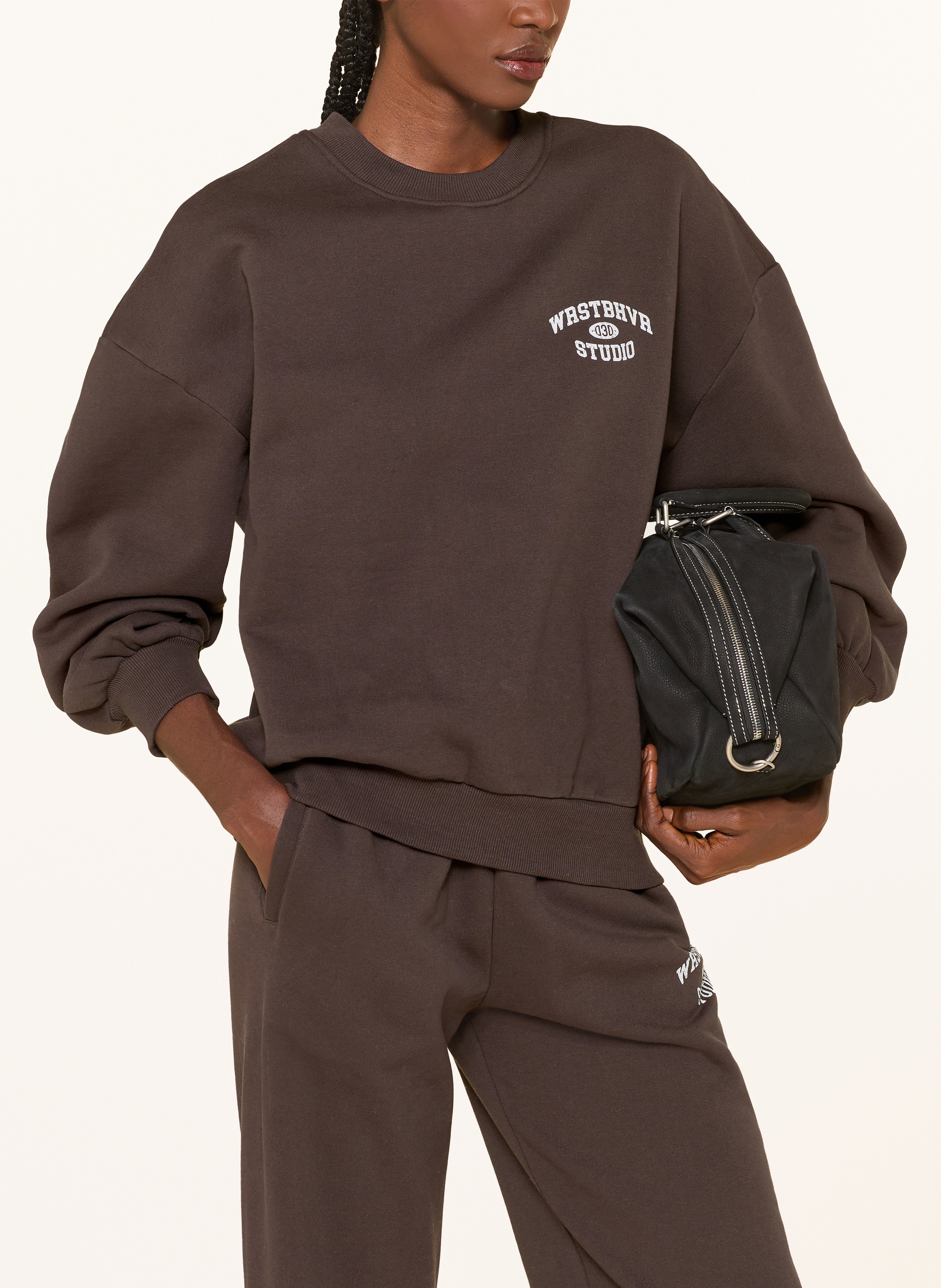 Thumbnail - Wrstbhvr Sweatshirt Nomi braun