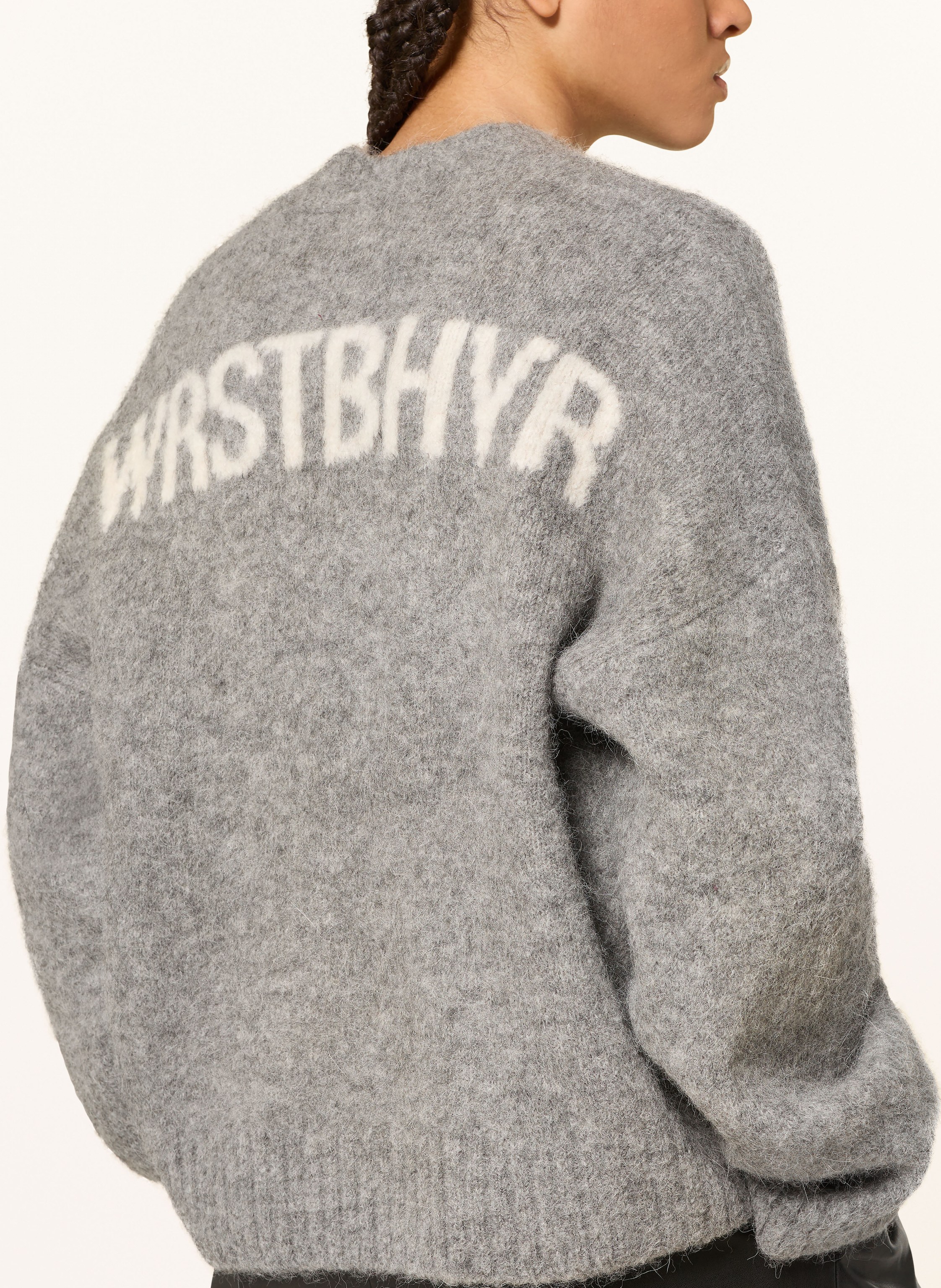 Thumbnail - Wrstbhvr Oversized-Pullover Enci grau