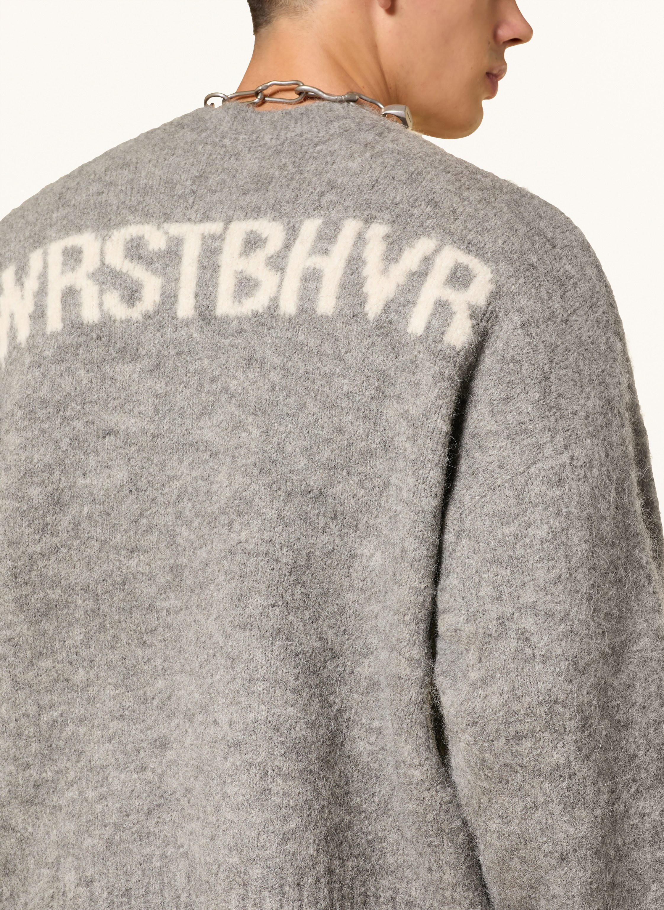 Thumbnail - Wrstbhvr Oversized-Pullover Enci grau