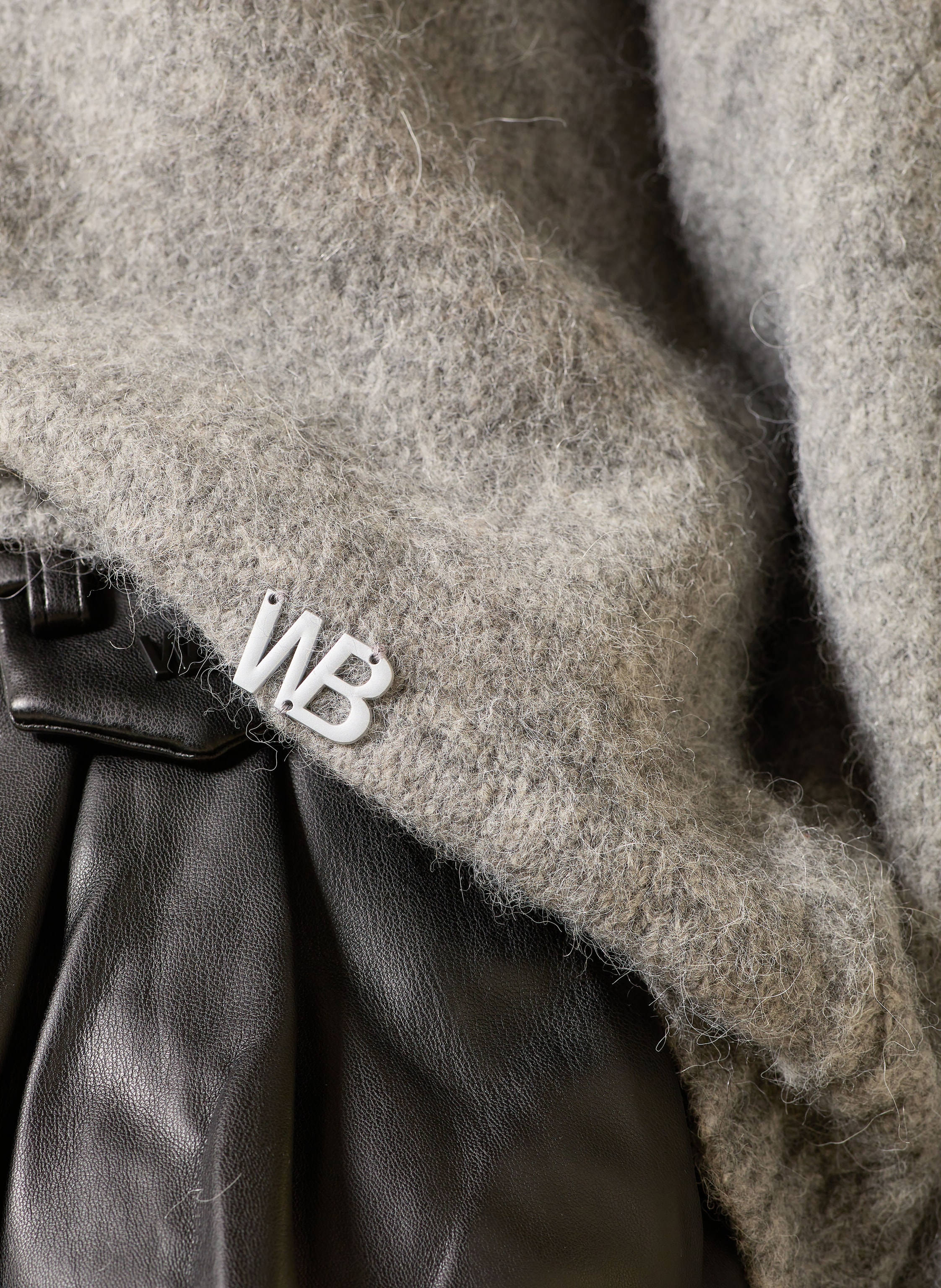 Thumbnail - Wrstbhvr Oversized-Pullover Enci grau