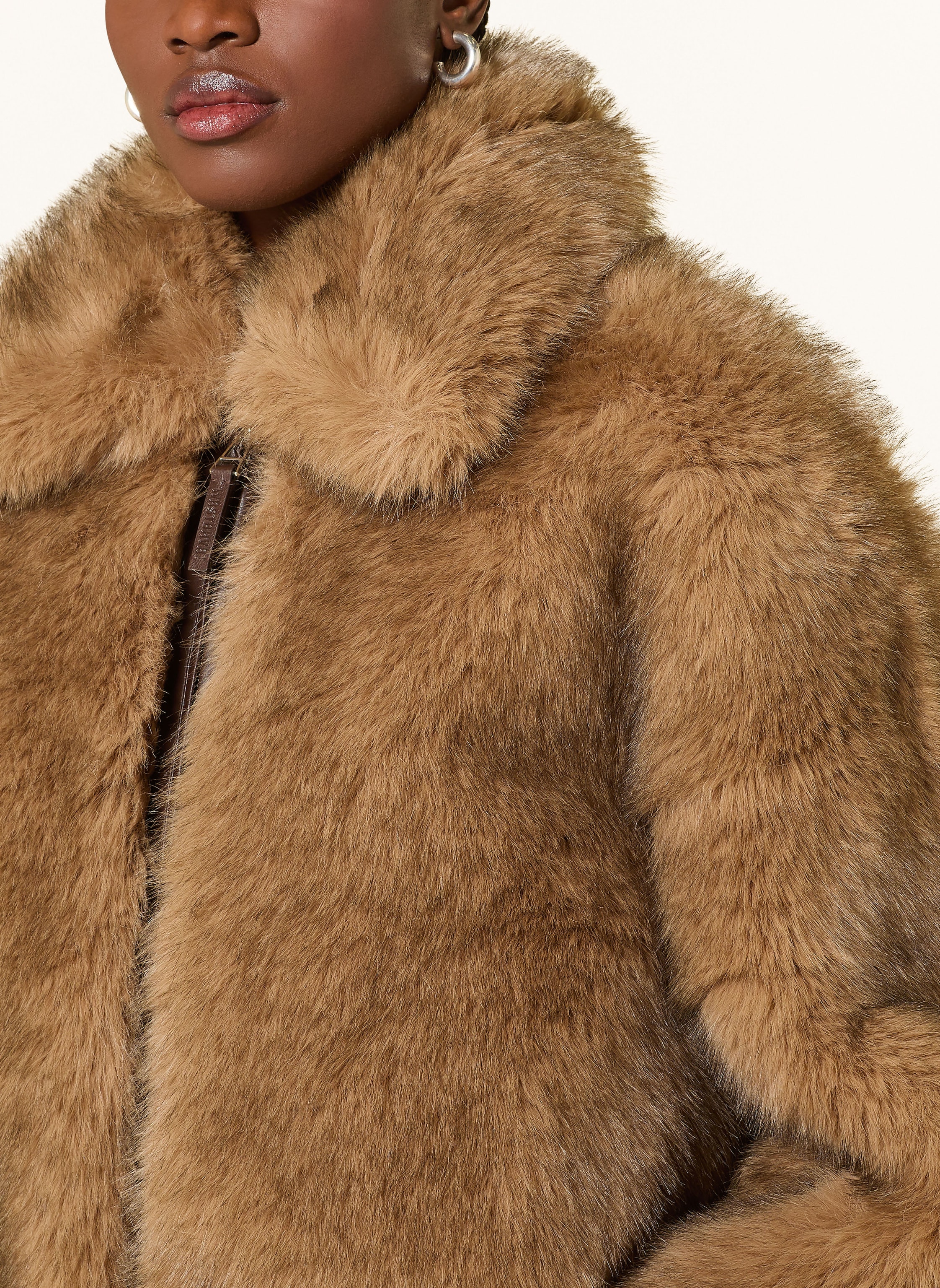 Thumbnail - Wrstbhvr Kunstfell-Jacke Gelija braun