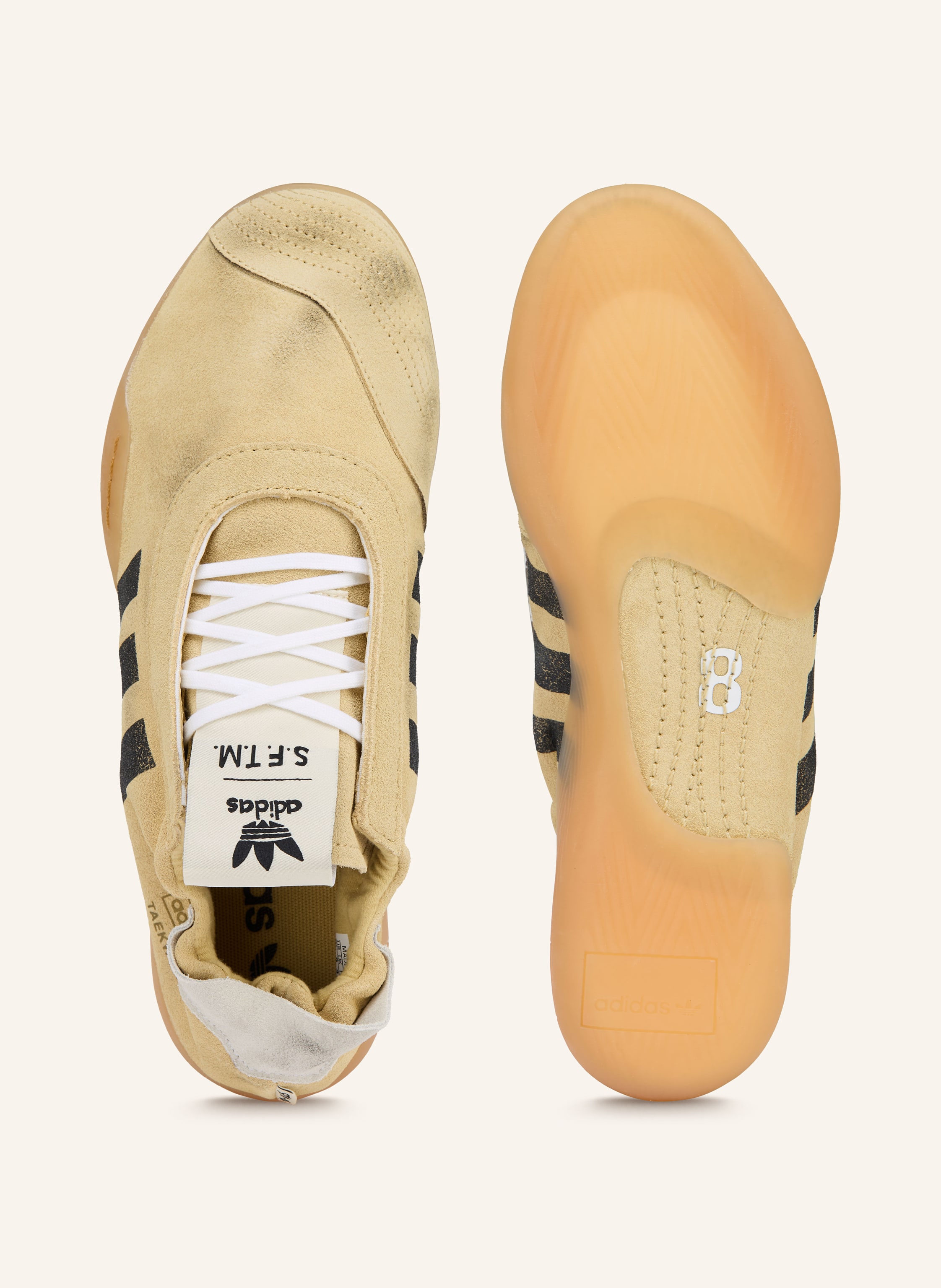 Thumbnail - Adidas Originals Sneaker Taekwondo Mei gelb