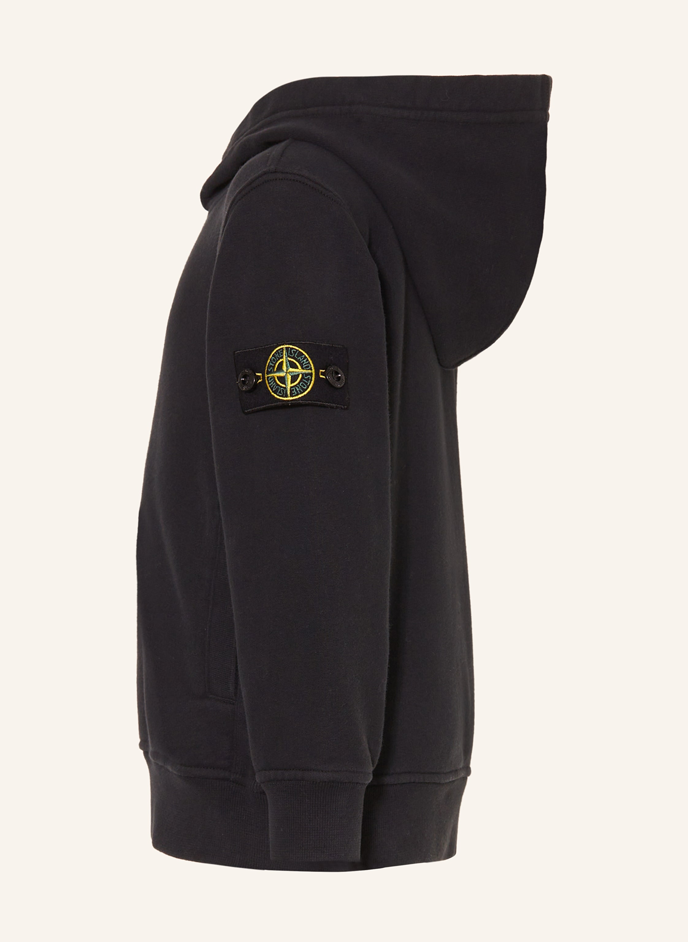 Thumbnail - Stone Island Junior Hoodie schwarz