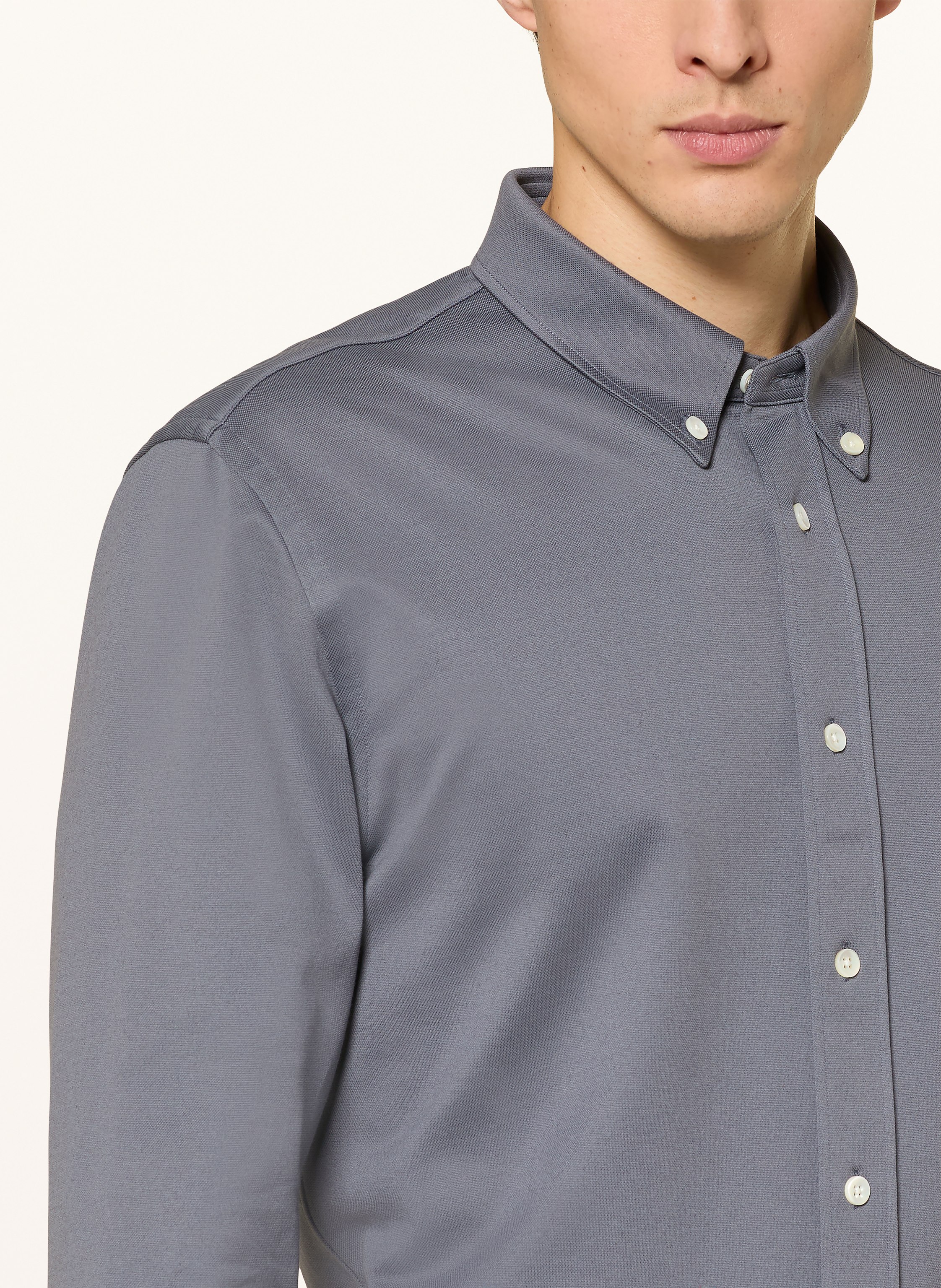 Thumbnail - Profuomo Hemd Relaxed Fit blau