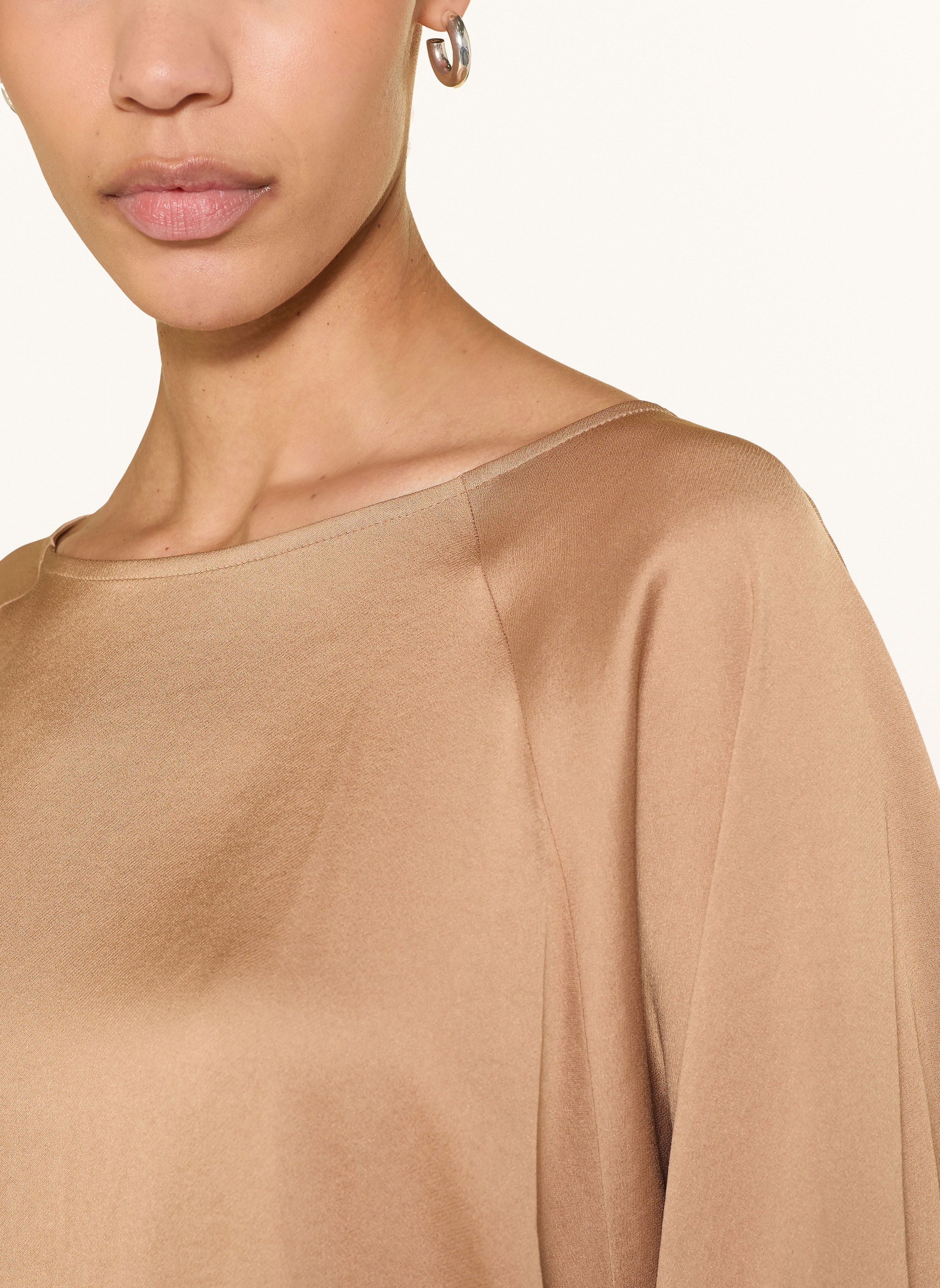 Thumbnail - Drykorn Blusenshirt Nialini Aus Satin braun