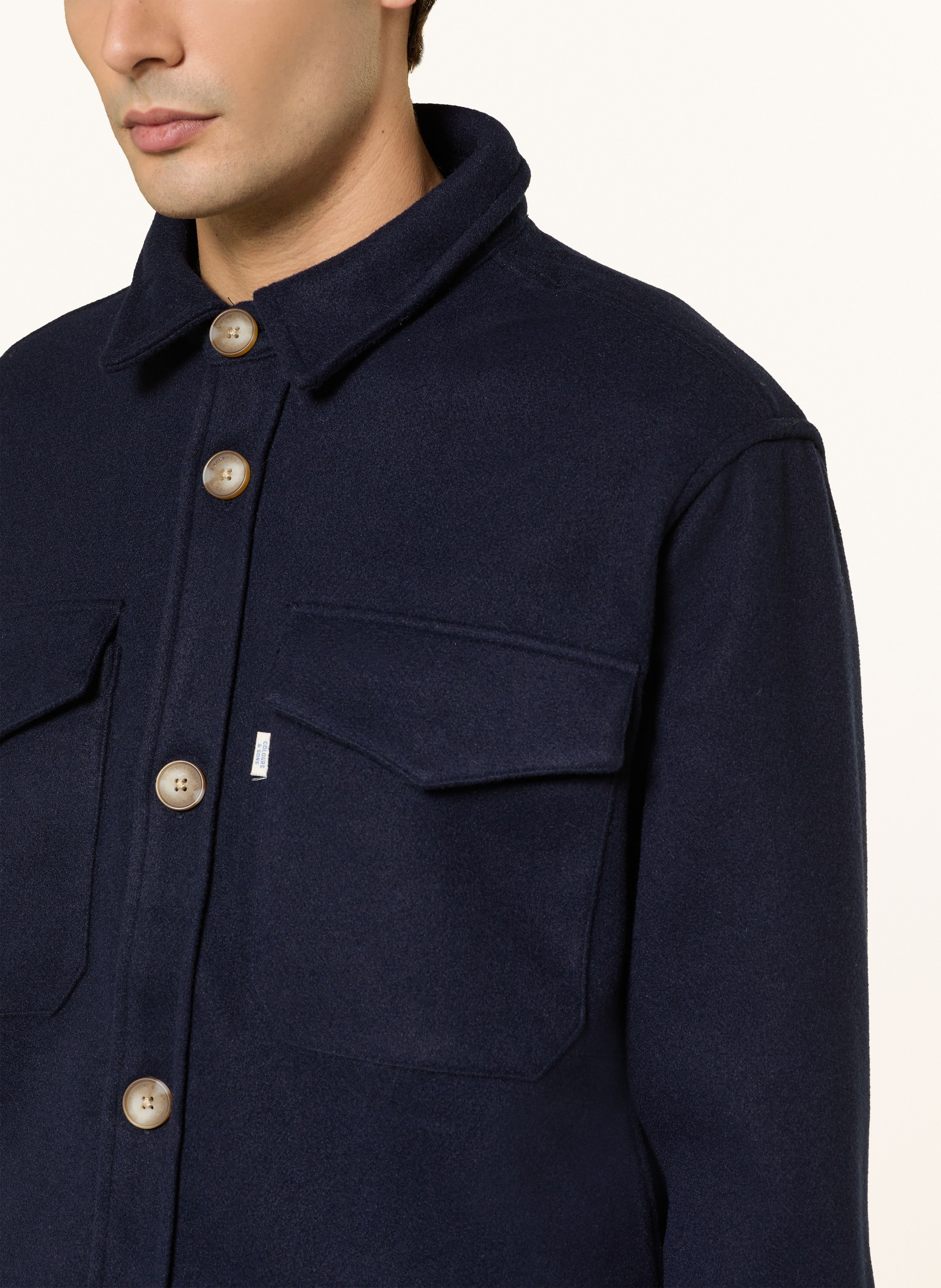 Thumbnail - Colours & Sons Overjacket blau