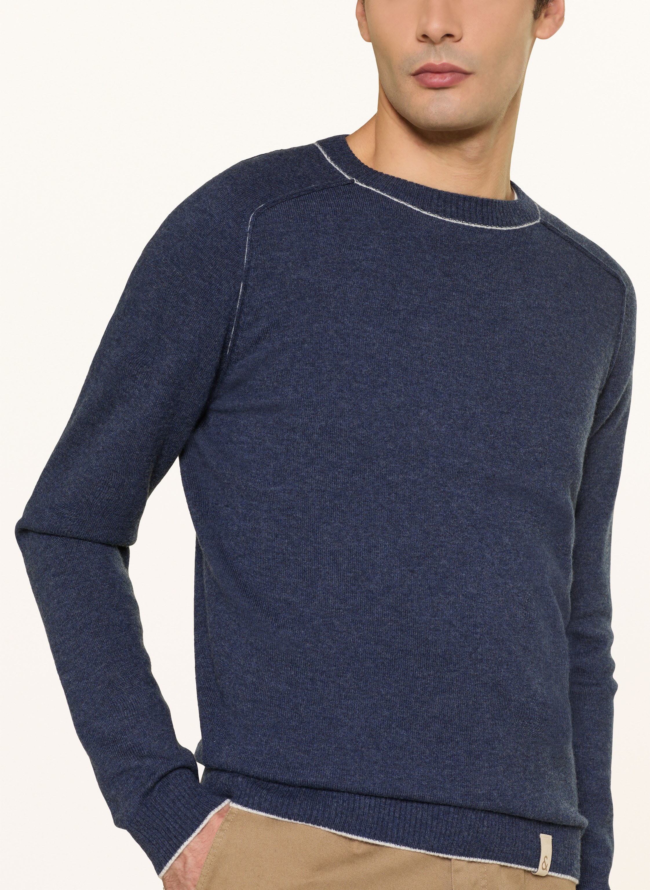 Thumbnail - Colours & Sons Pullover Mit Merinowolle blau