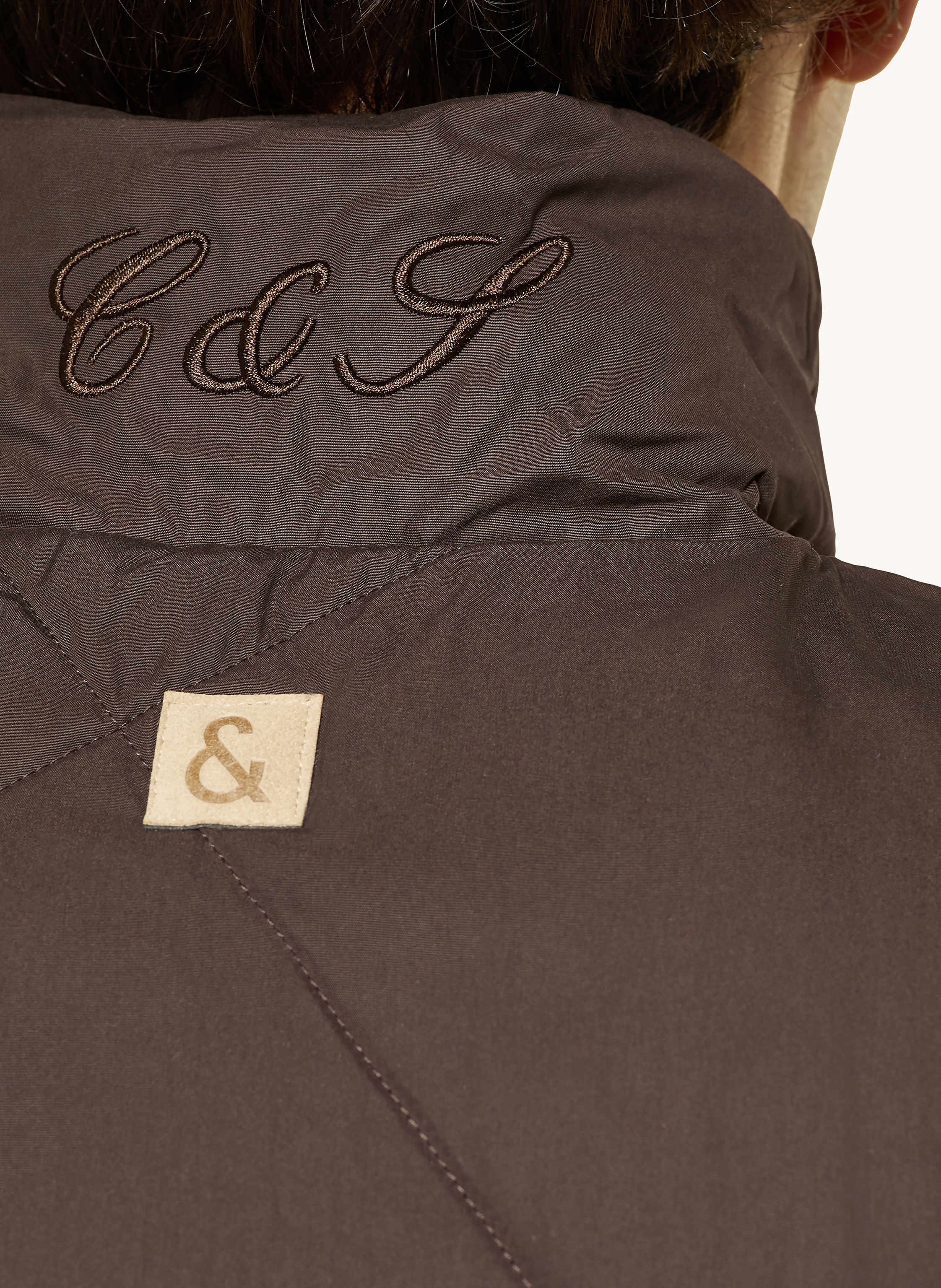 Thumbnail - Colours & Sons Steppweste Mit Dupont™ Sorona®-Isolierung braun