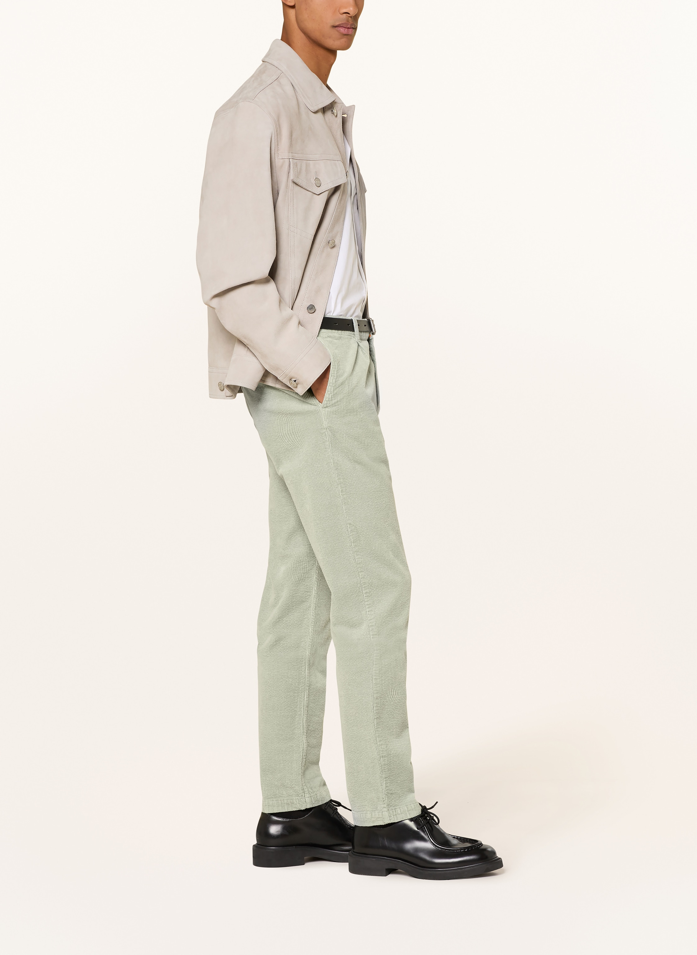 Thumbnail - Boss Cordchino Tapered Fit gruen