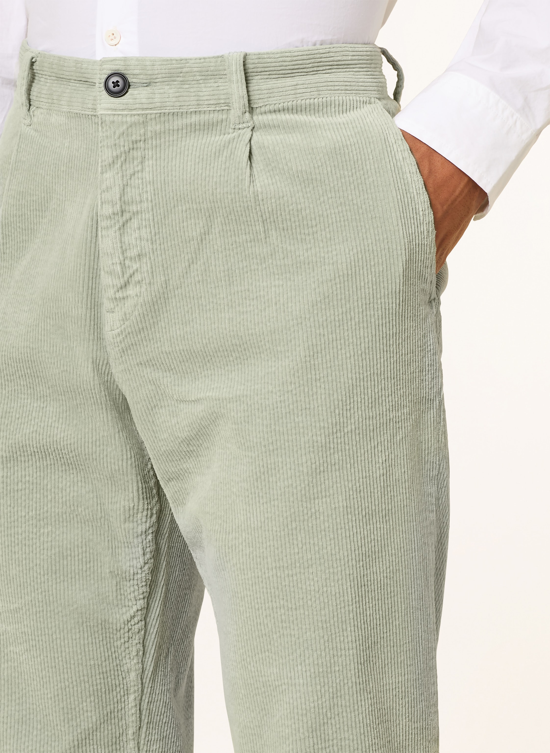 Thumbnail - Boss Cordchino Tapered Fit gruen