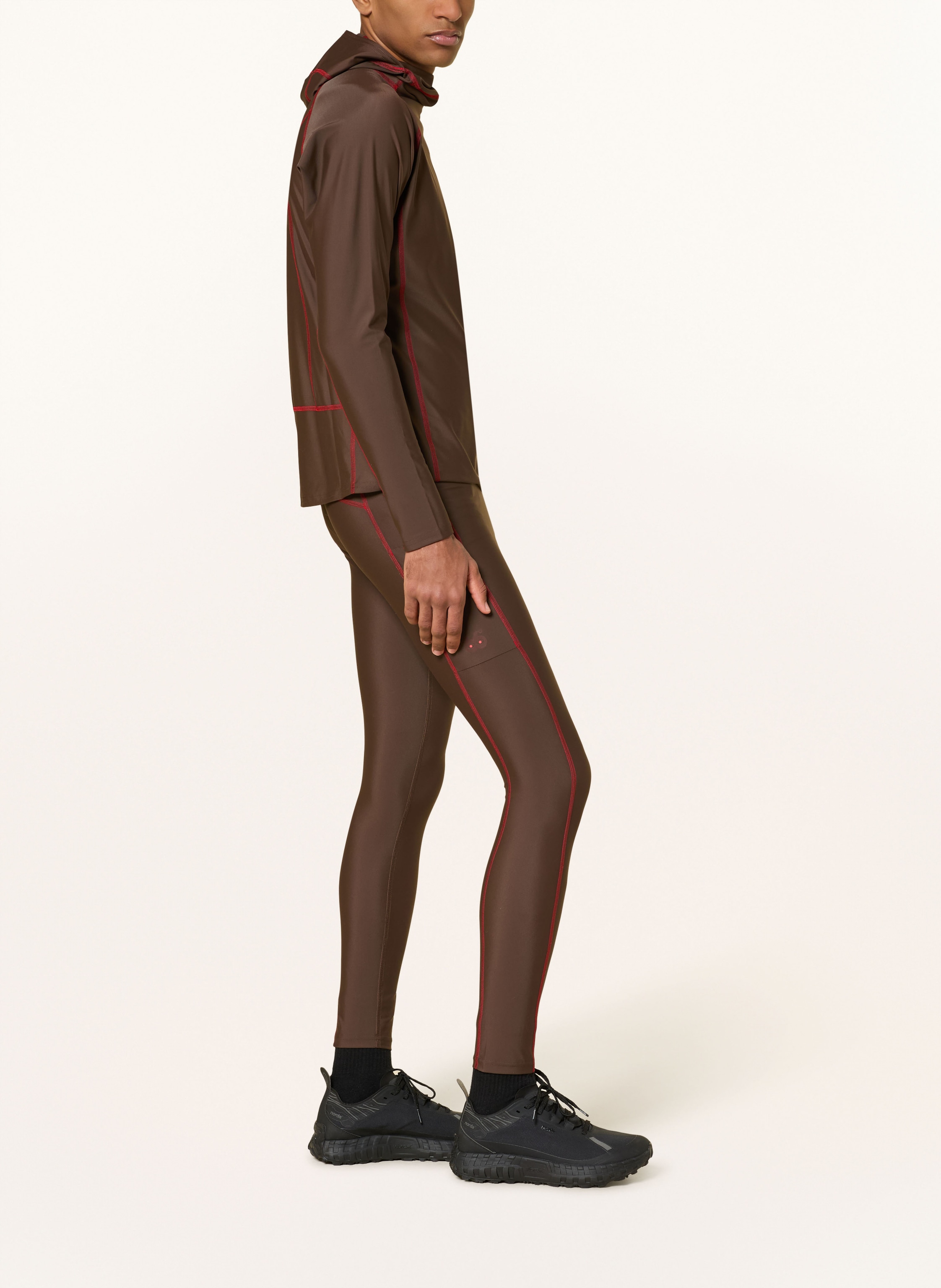 Thumbnail - 66°North Lauf-Tights braun