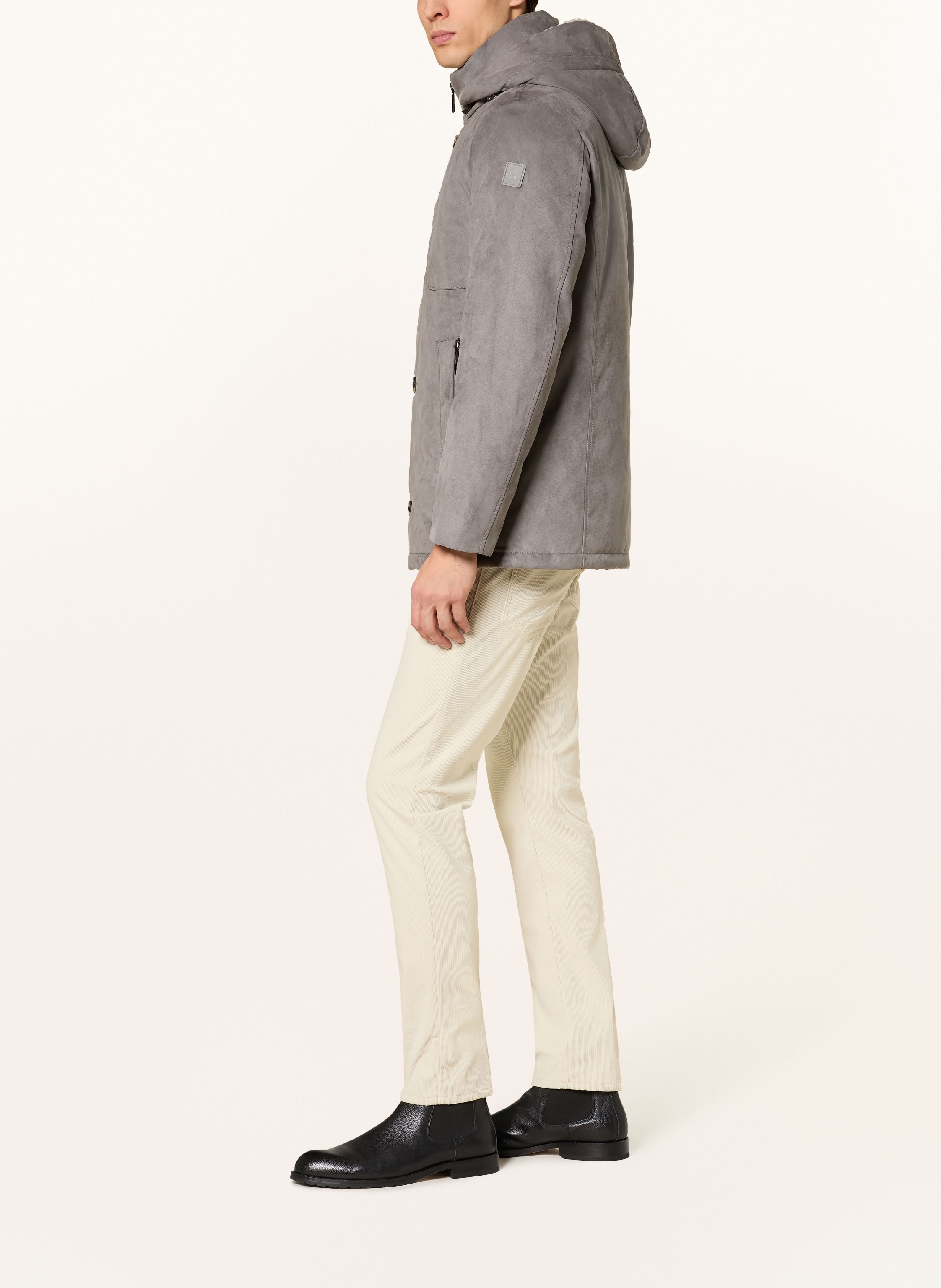 Thumbnail - Milestone Jacke Msbennet grau