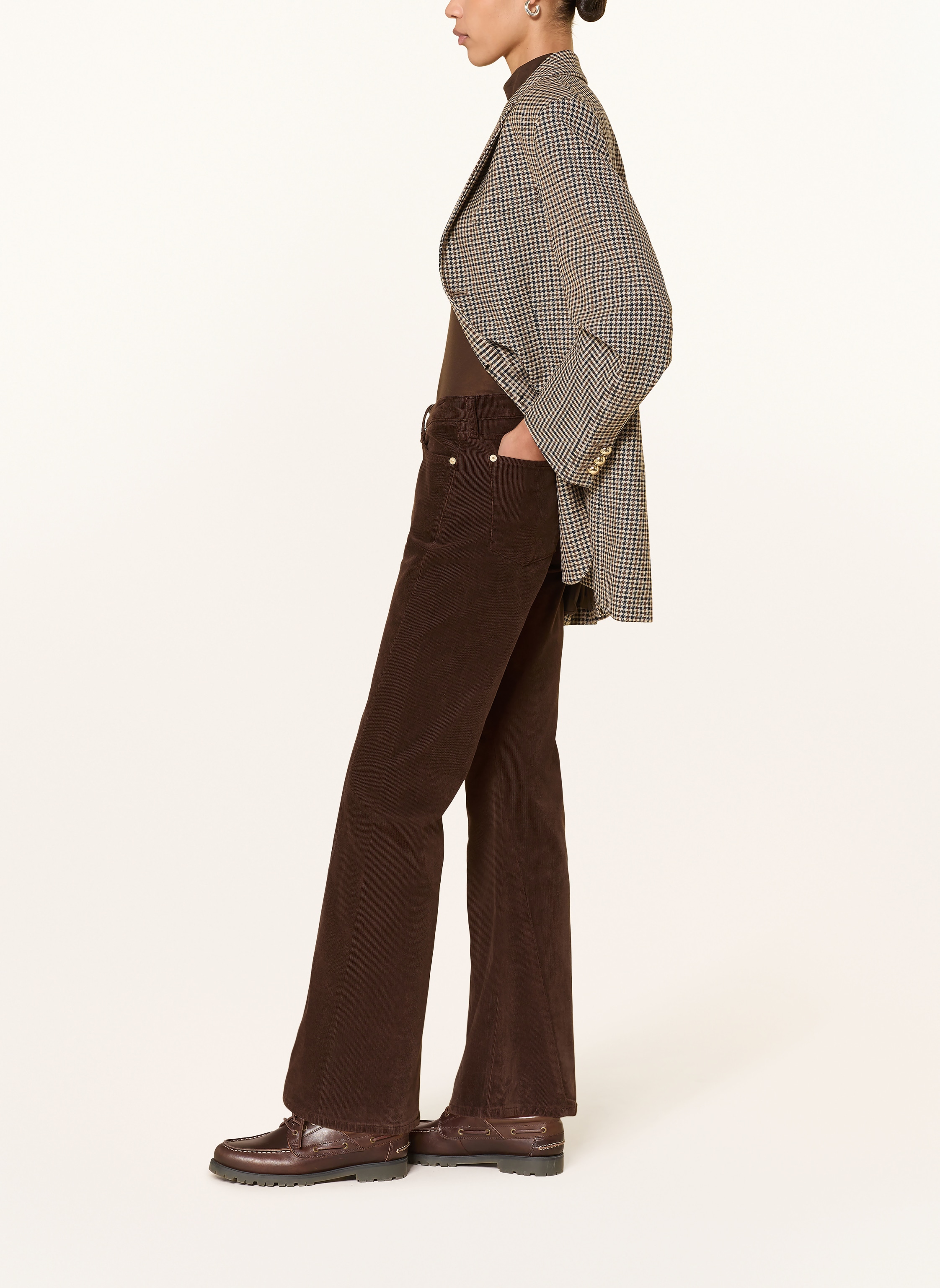 Thumbnail - 7 For All Mankind Bootcut-Hose Twisted Dojo Tailorless Aus Cord braun