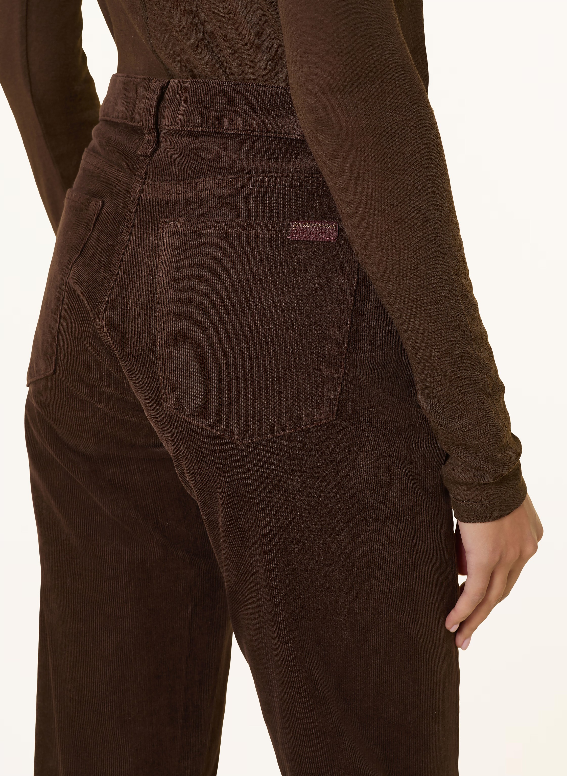 Thumbnail - 7 For All Mankind Bootcut-Hose Twisted Dojo Tailorless Aus Cord braun