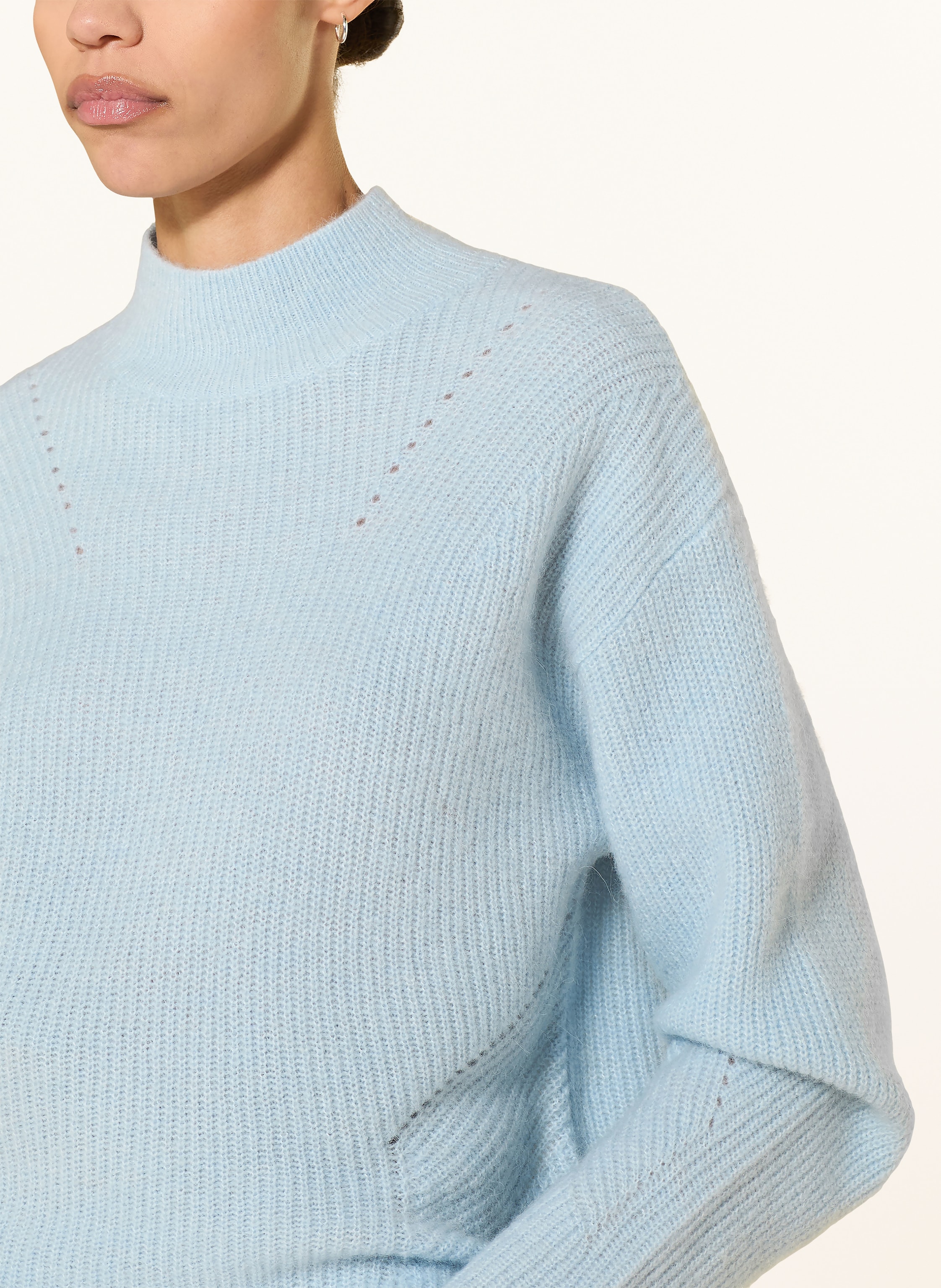 Thumbnail - Boss Pullover Flondassy Mit Alpaka blau