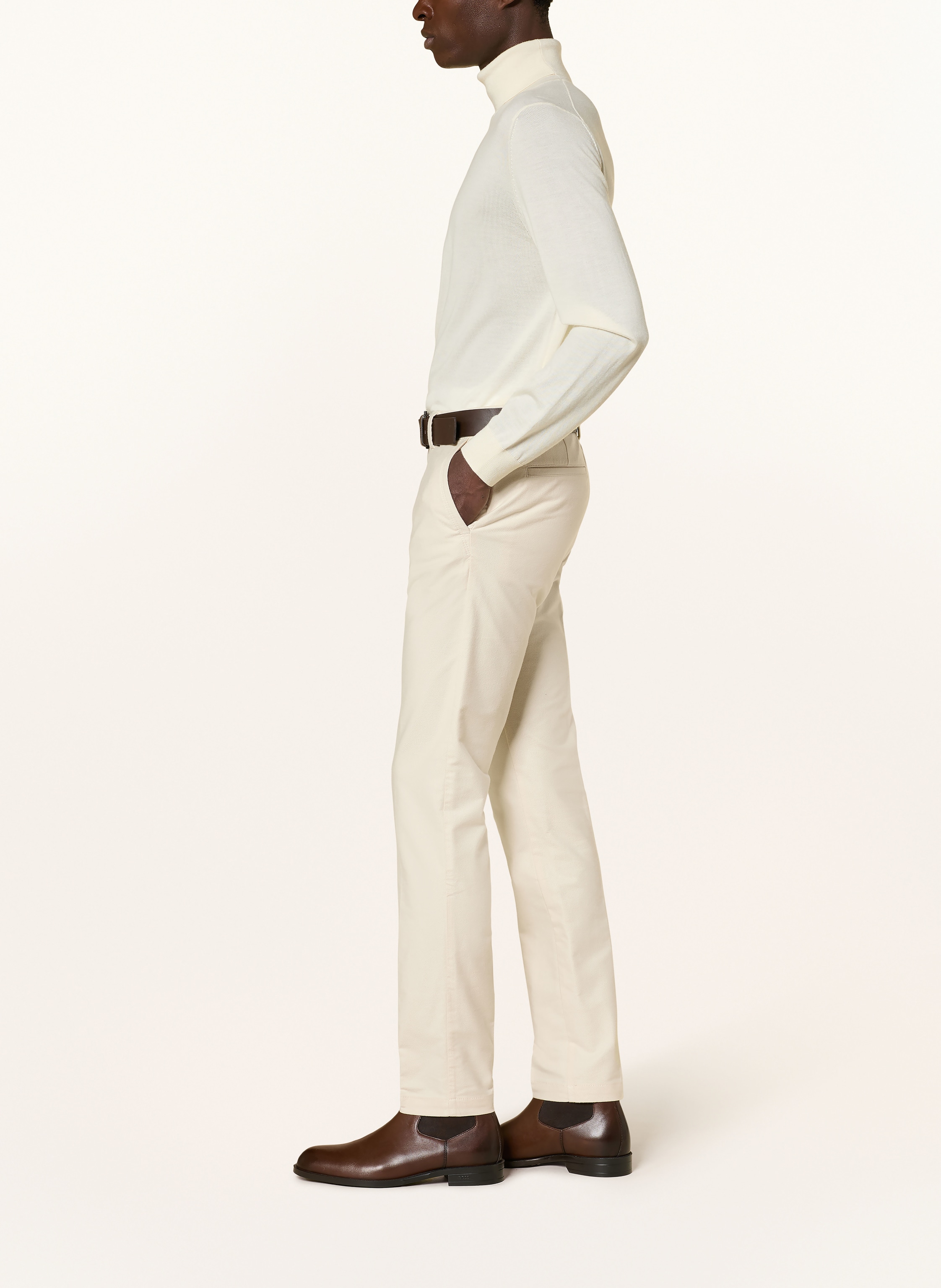 Thumbnail - Boss Chino Kaiton Slim Fit weiss