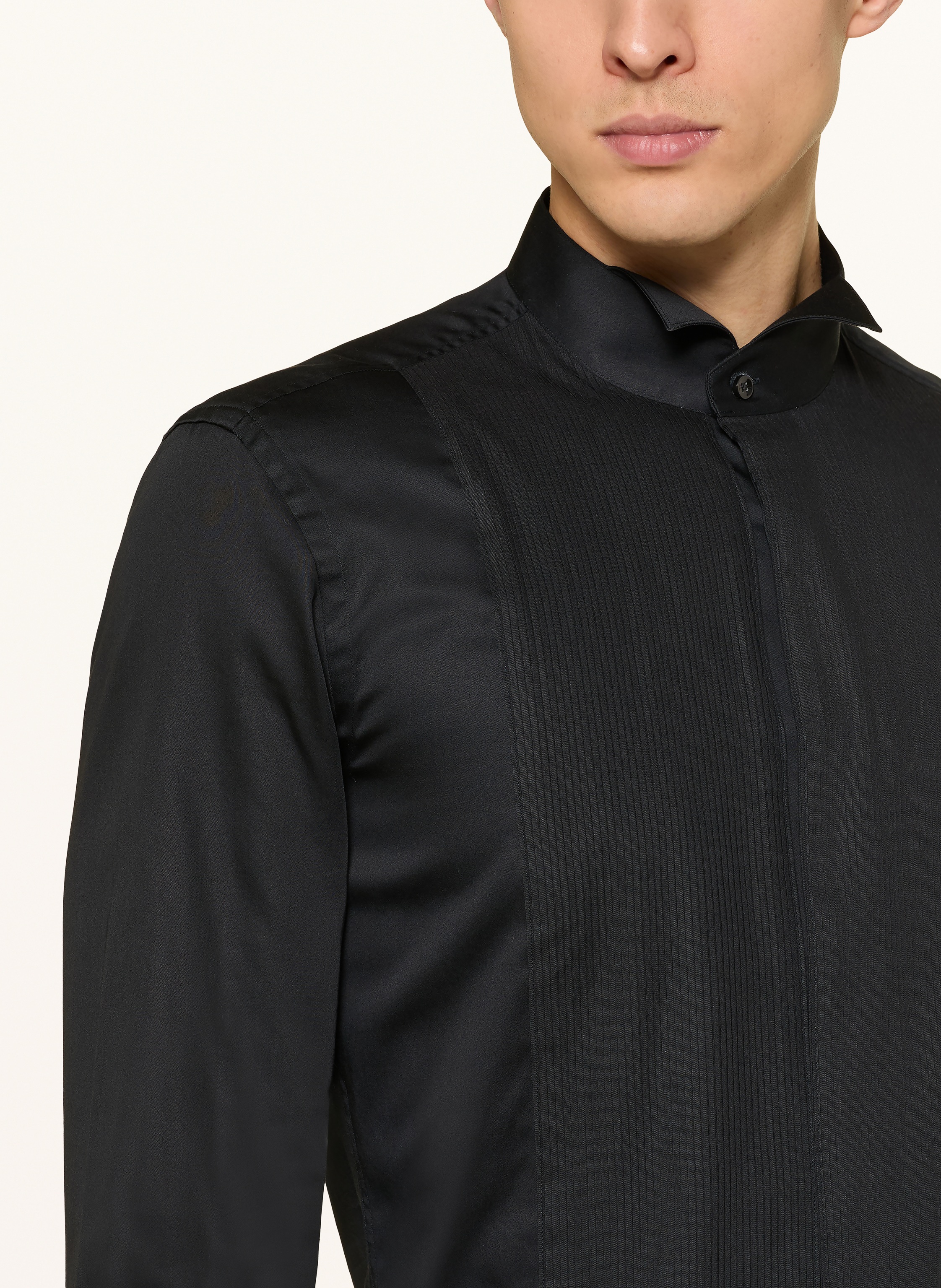 Thumbnail - Boss Smokinghemd Hank Slim Fit schwarz