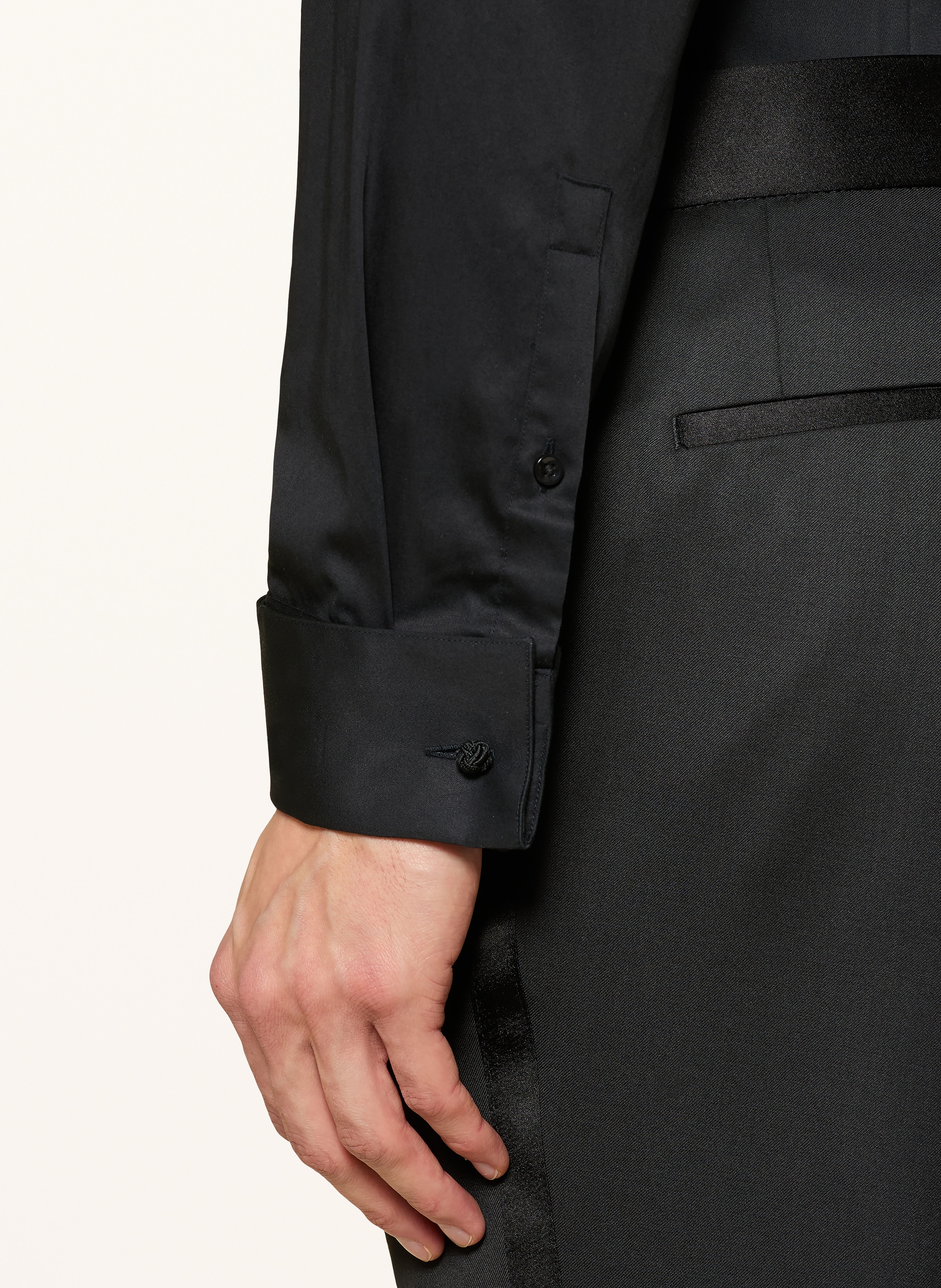 Thumbnail - Boss Smokinghemd Hank Slim Fit schwarz