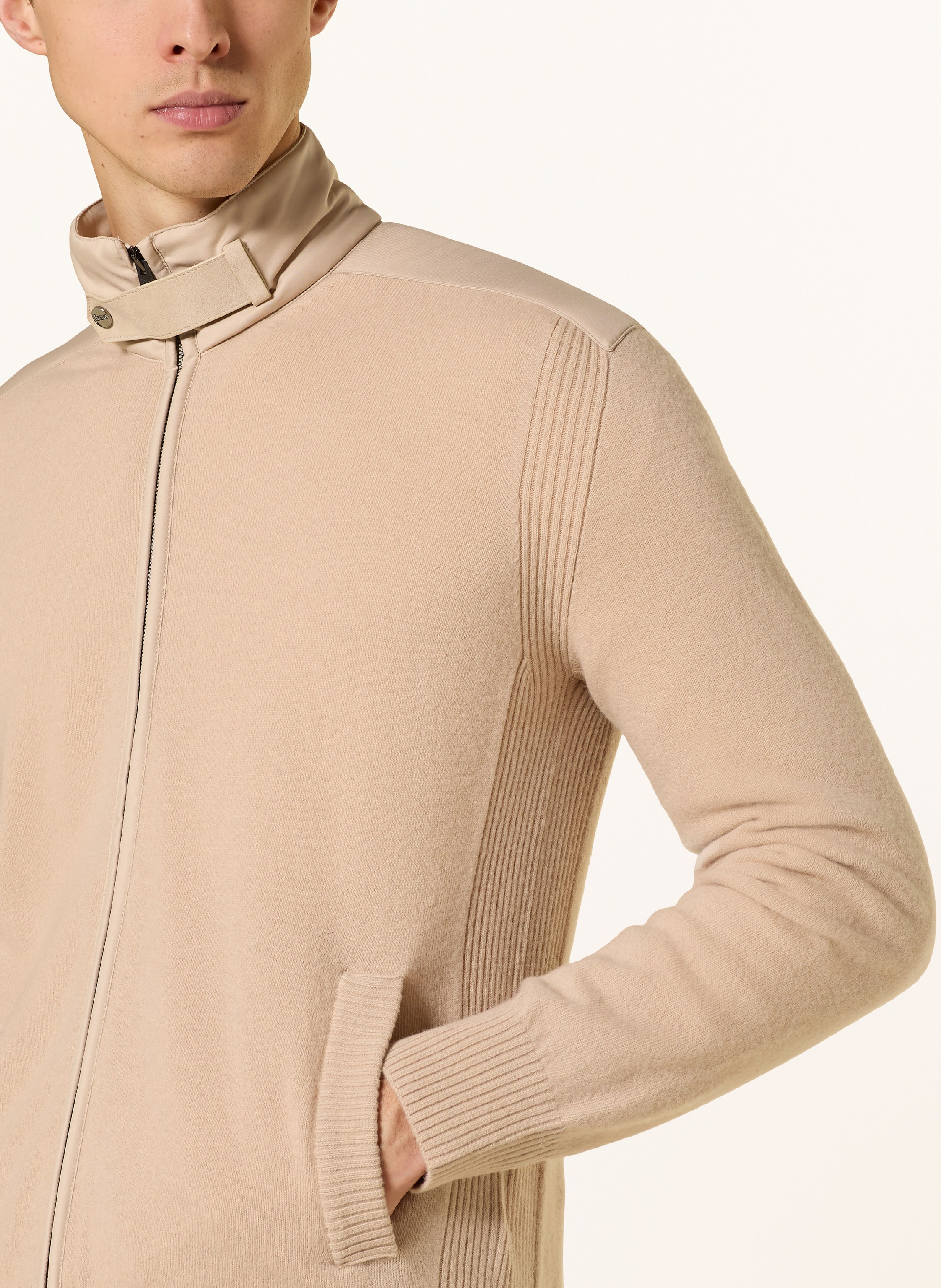 Thumbnail - Herno Strickjacke beige
