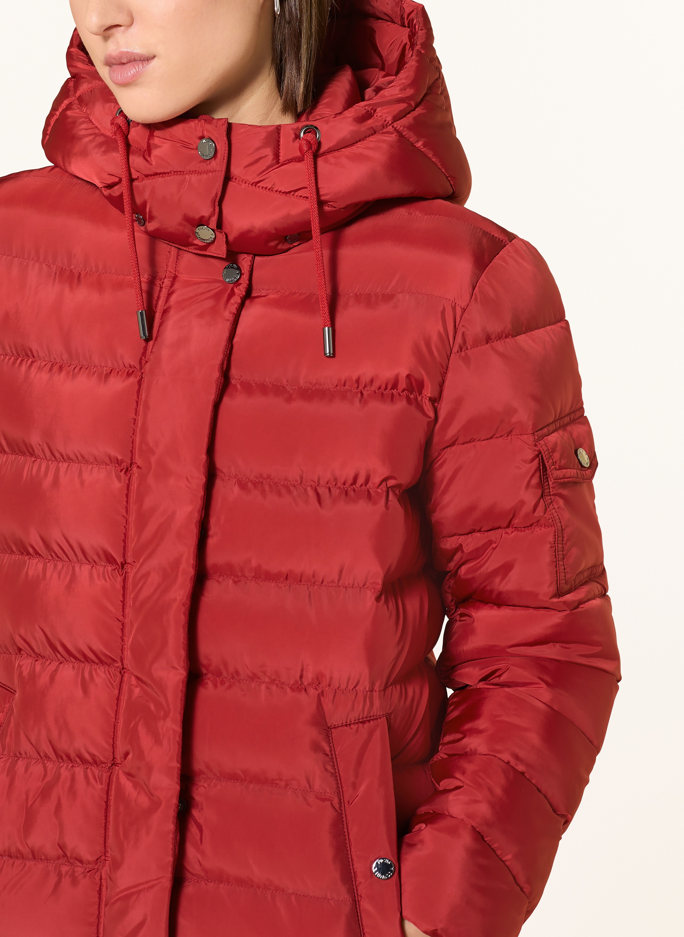 Thumbnail - Fuchs Schmitt Steppmantel Mit Abnehmbarer Kapuze rot