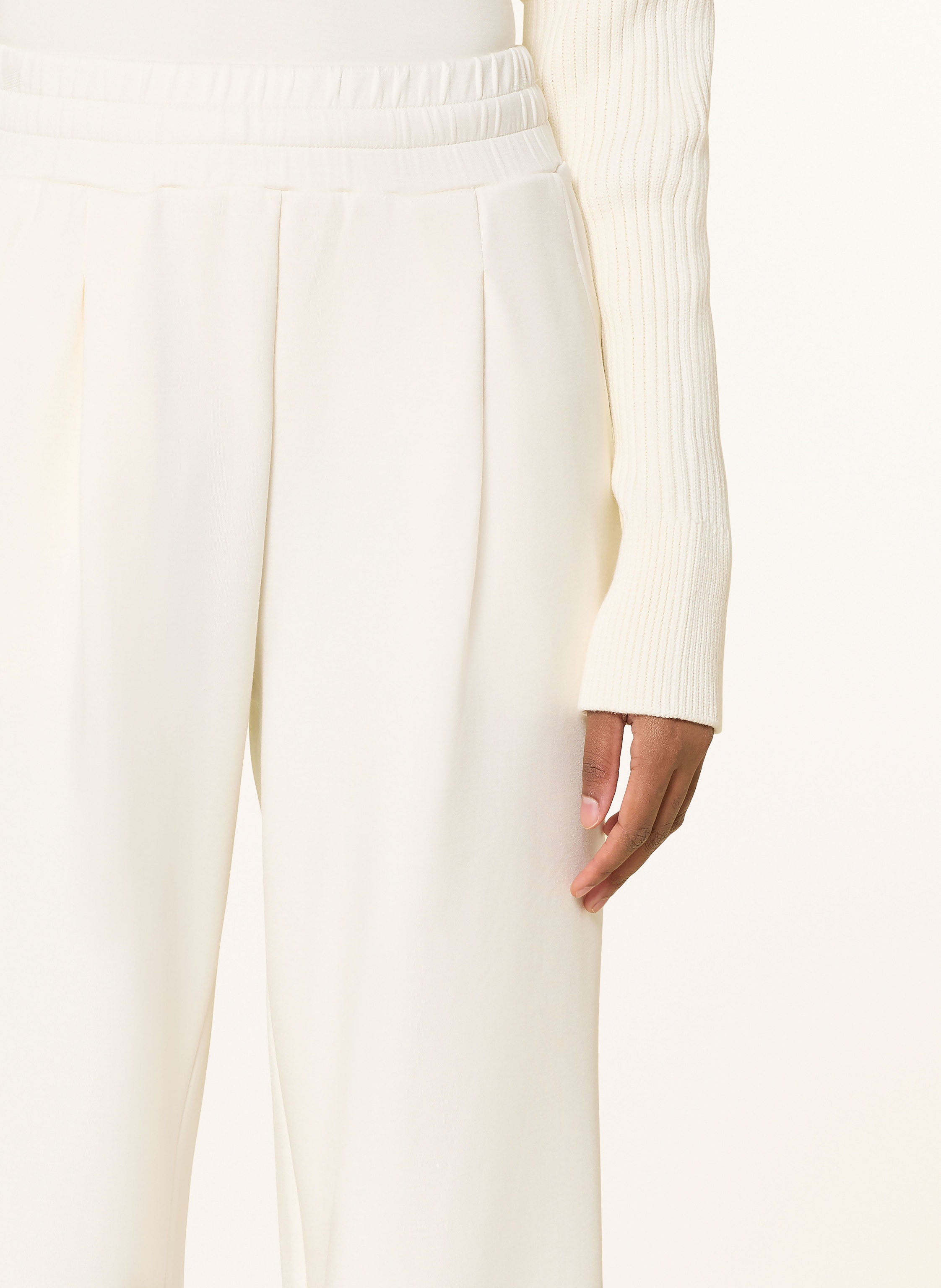 Thumbnail - Varley Trainingshose The Extra Wide Leg Pant weiss