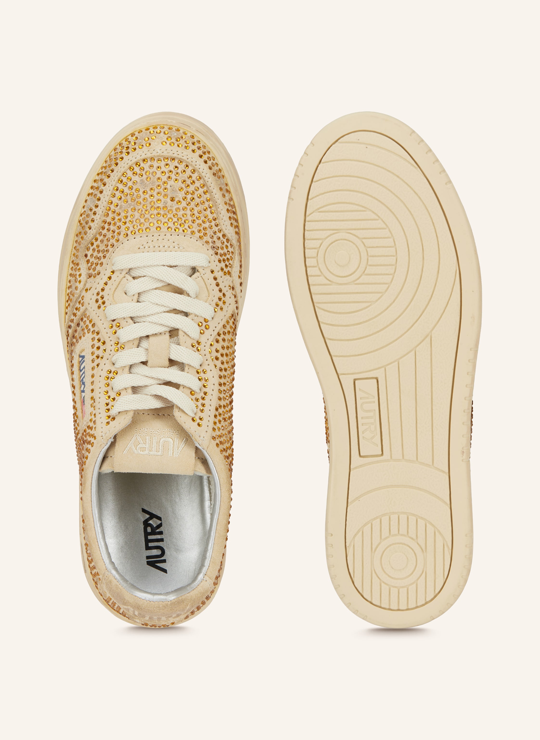 Thumbnail - Autry Sneaker Medalist Low Mit Schmucksteinen gold