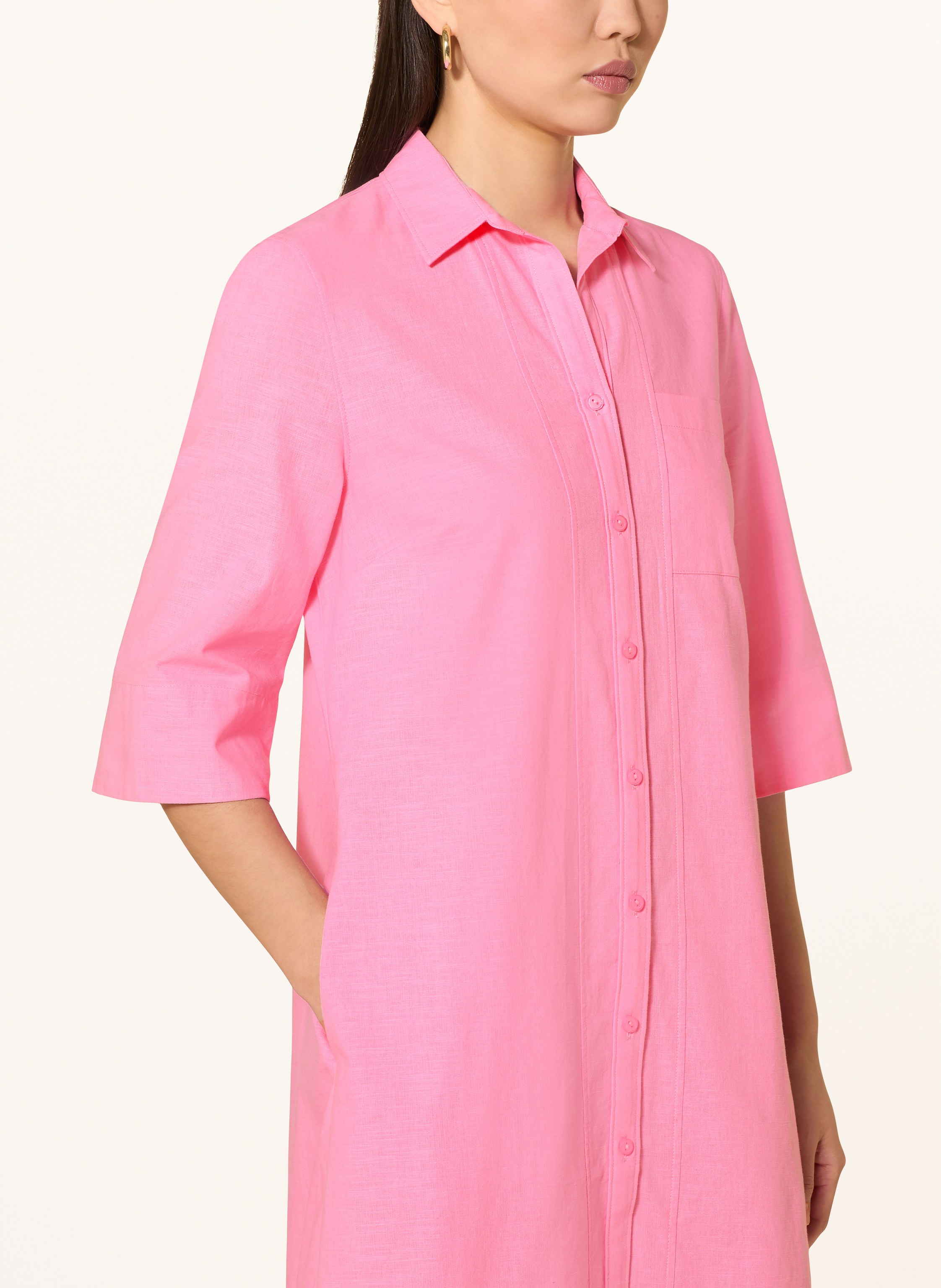 Thumbnail - Lidea Strandkleid Mit 3/4-Arm pink