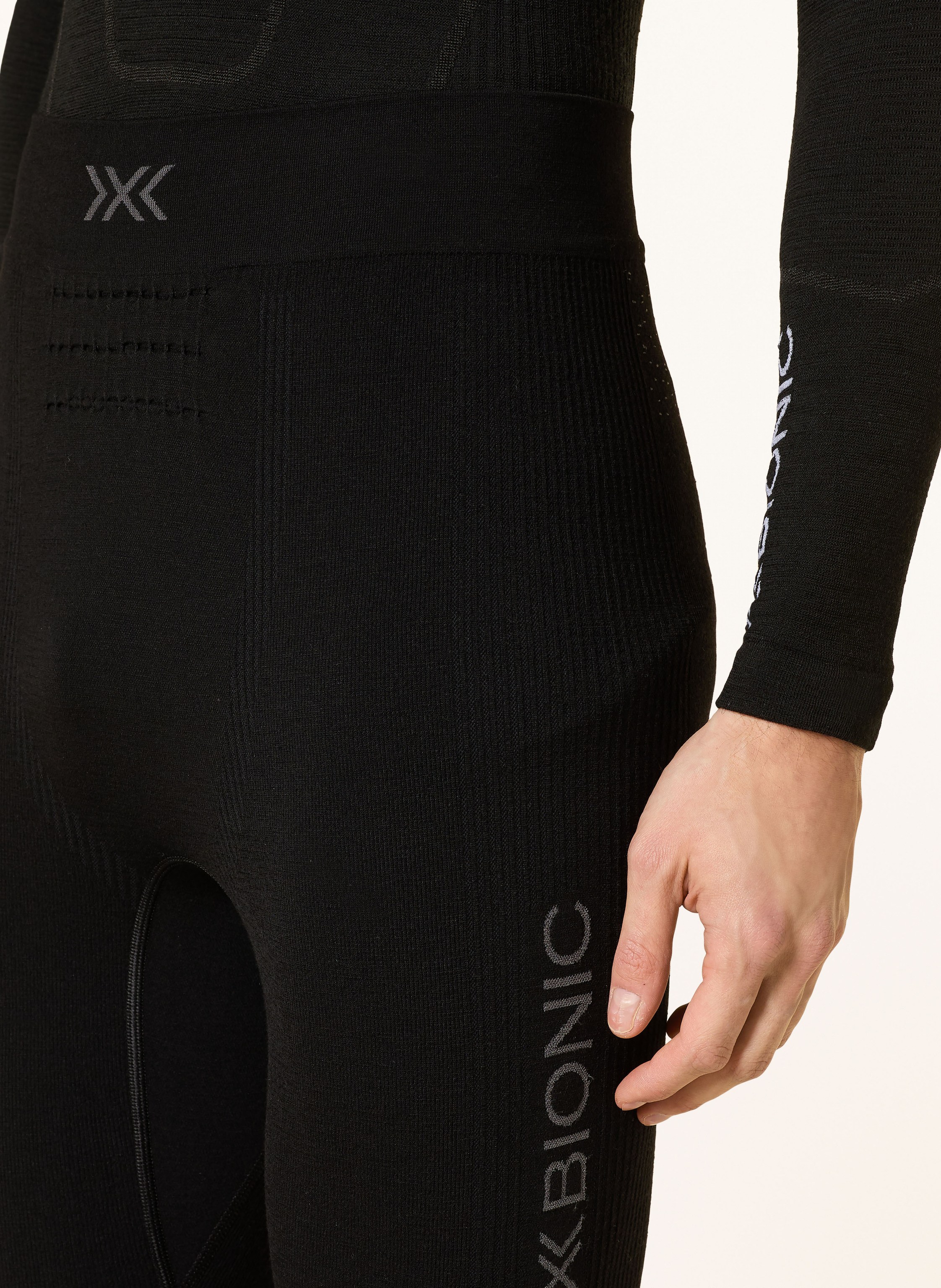 Thumbnail - X-Bionic Funktionswäsche-Hose Mightywool Mit Merinowolle Und Verkürzter Beinlänge schwarz