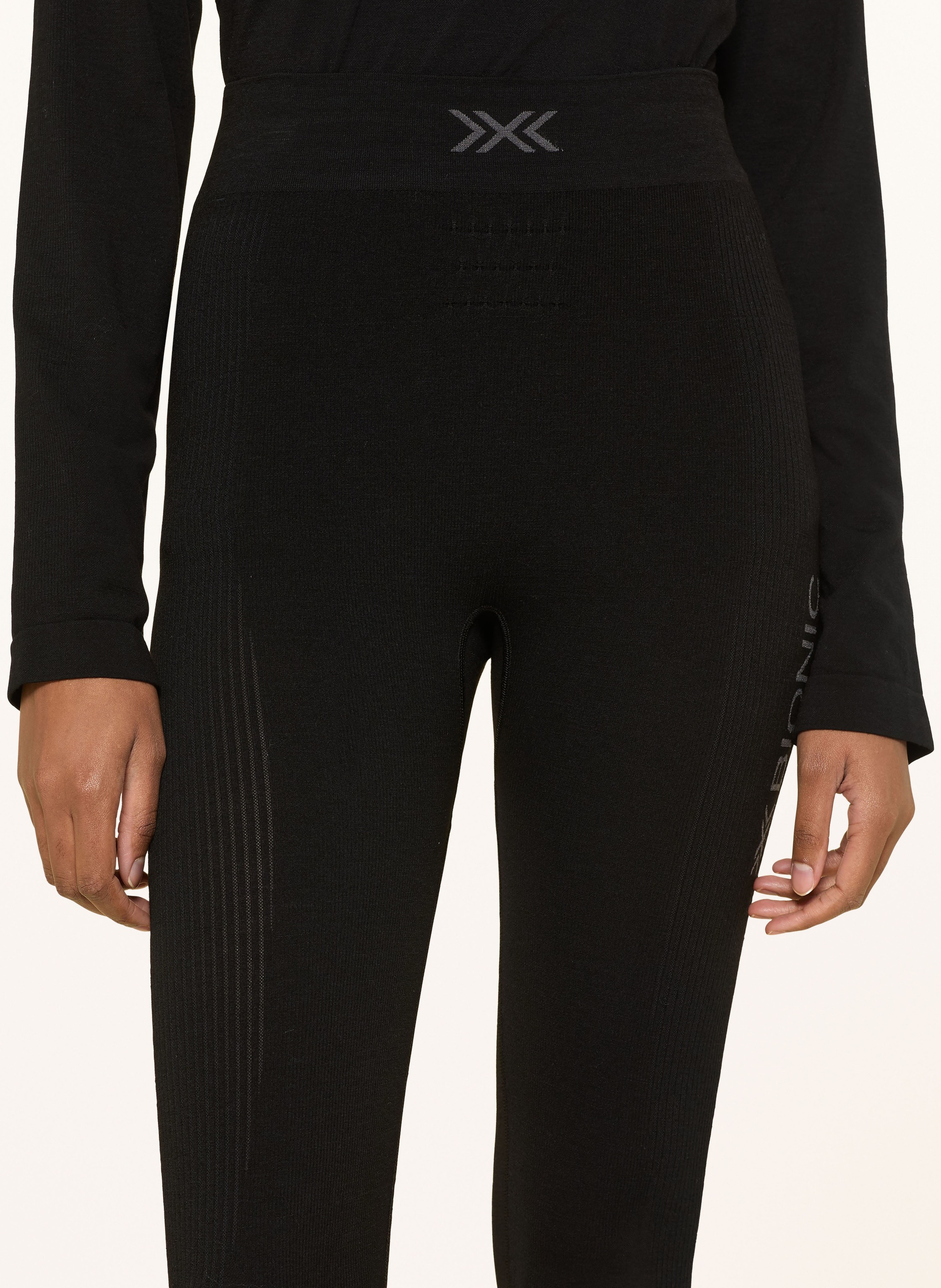 Thumbnail - X-Bionic Funktionswäsche-Hose Mightywool Mit Merinowolle Und Verkürzter Beinlänge schwarz