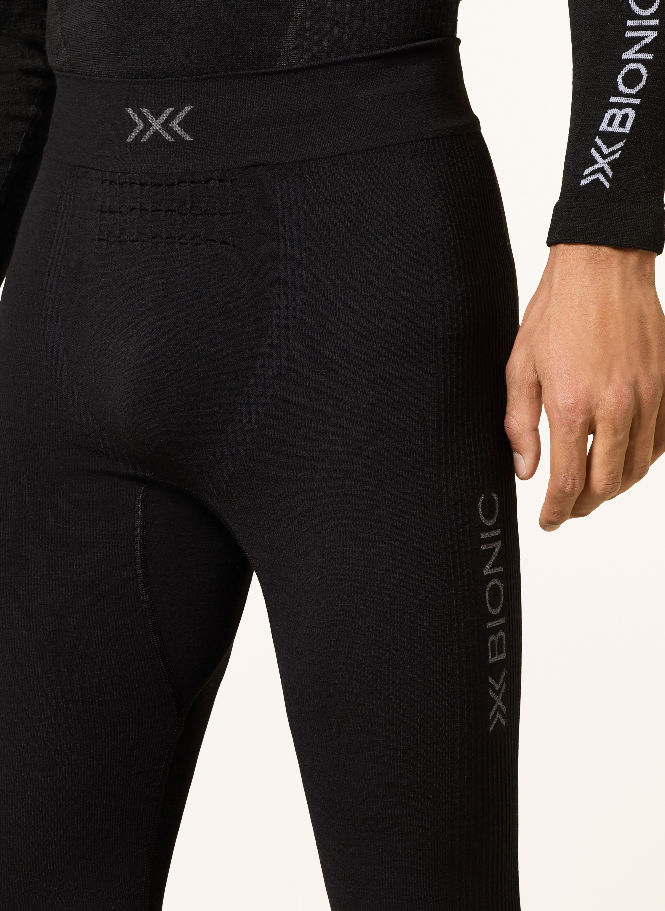 Thumbnail - X-Bionic Funktionswäsche-Hose Mightywool Mit Merinowolle schwarz