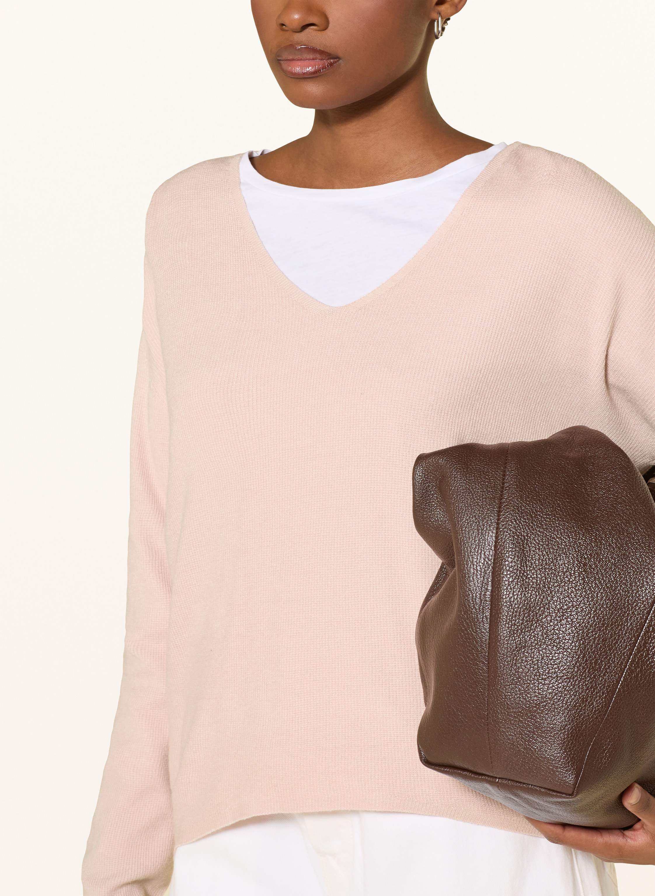 Thumbnail - Oui Pullover rosa