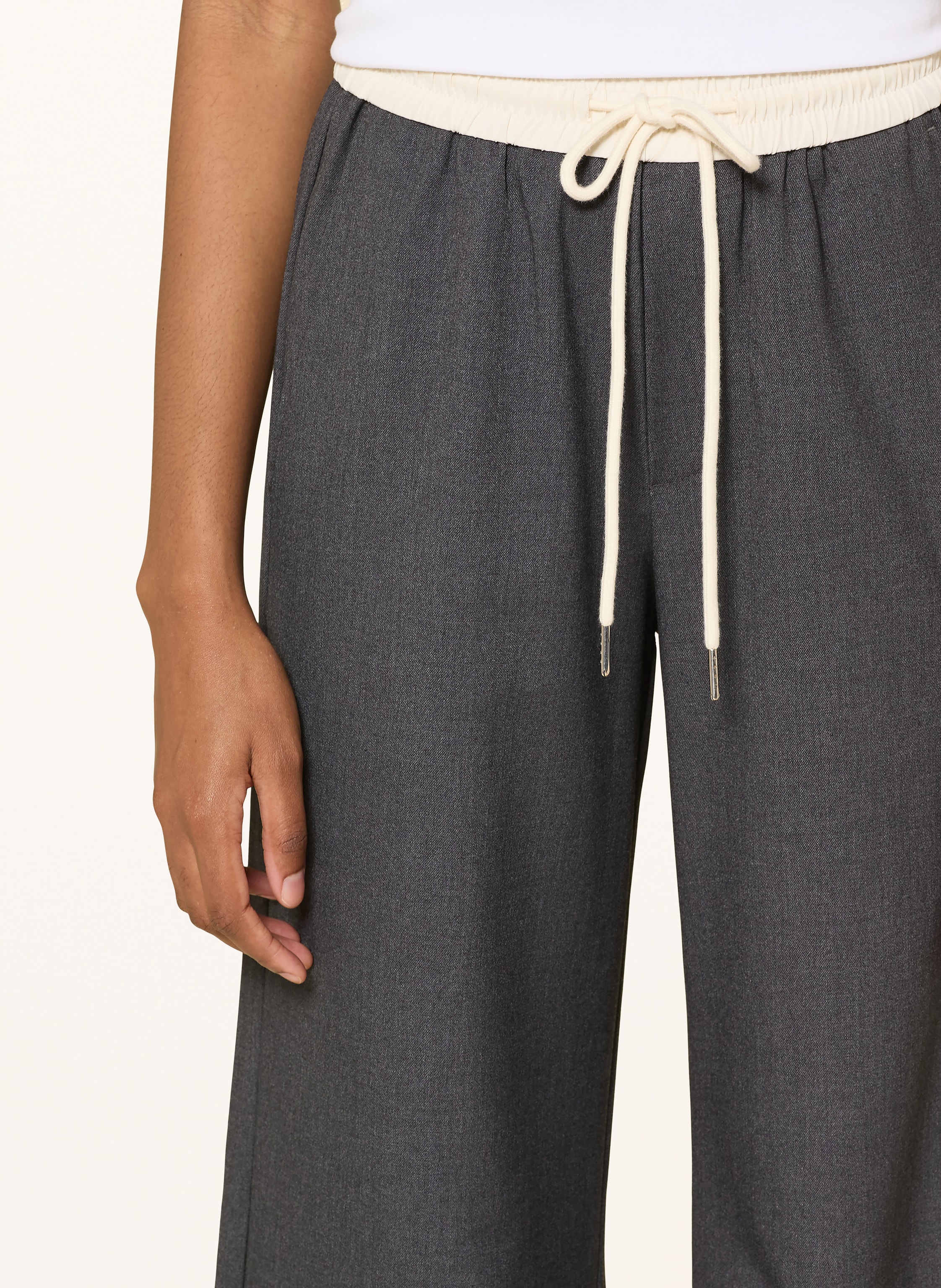 Thumbnail - Oui Marlenehose grau