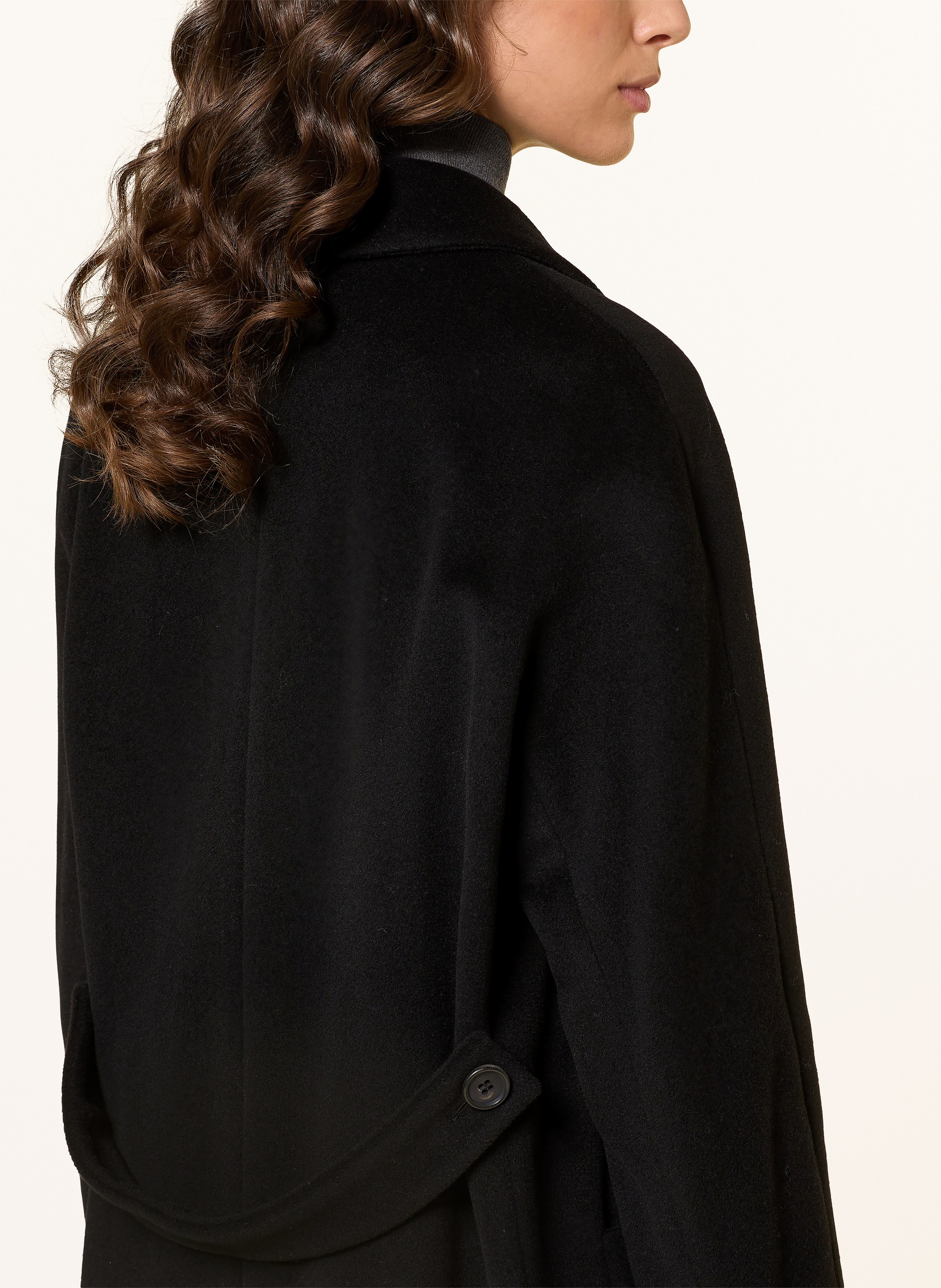 Thumbnail - Windsor. Wollmantel schwarz