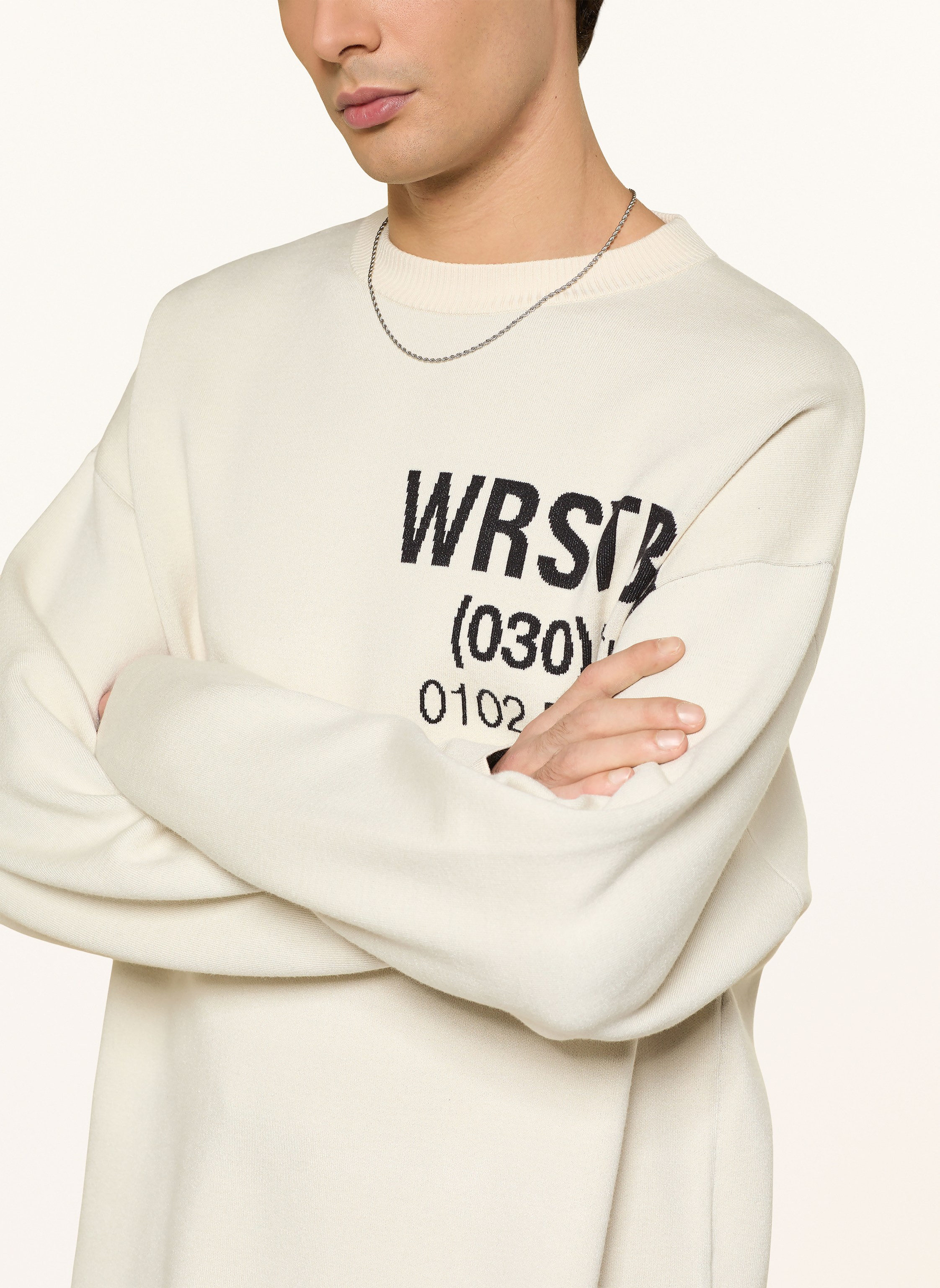 Thumbnail - Wrstbhvr Pullover Nieo weiss