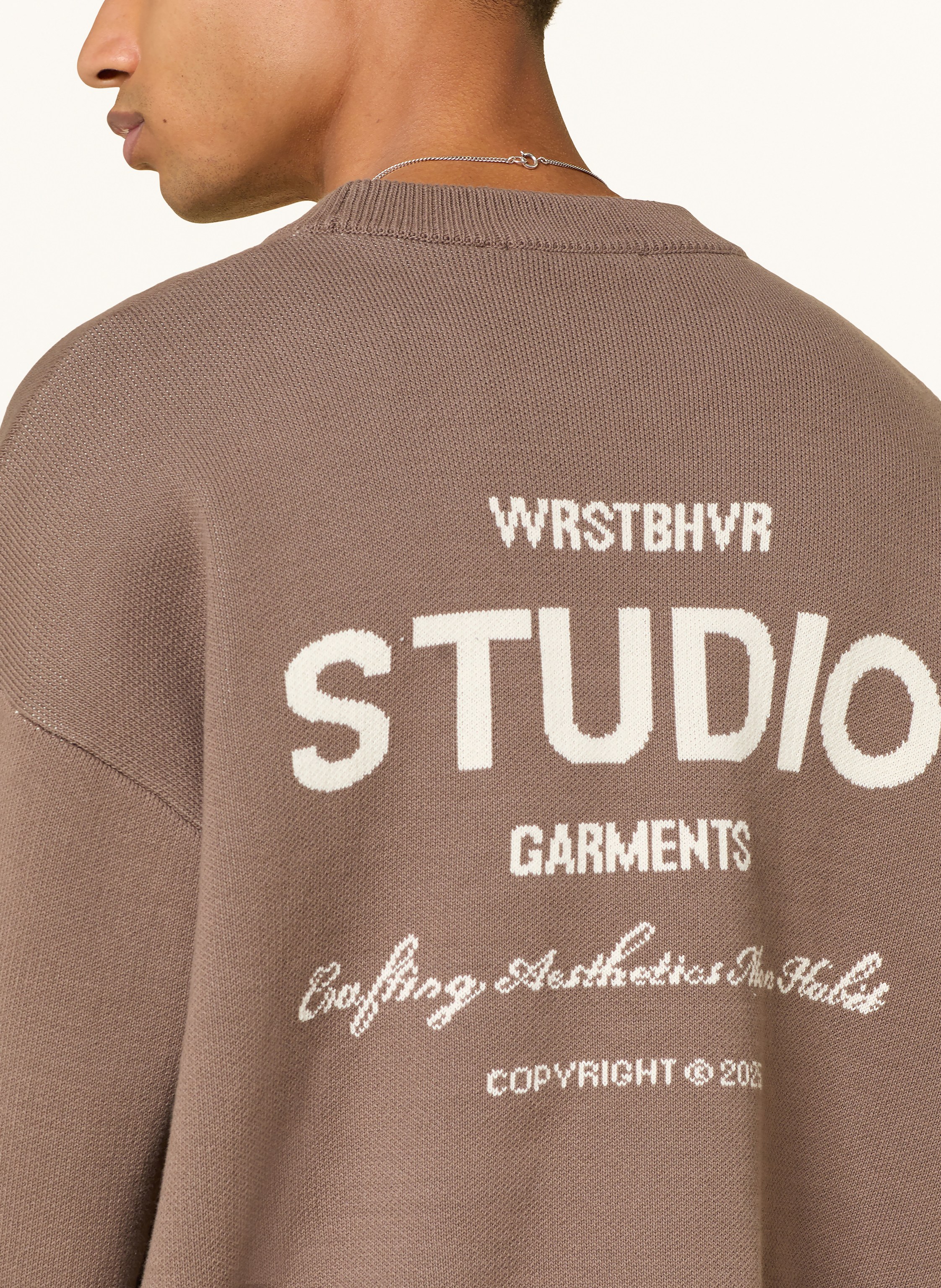 Thumbnail - Wrstbhvr Pullover Garm beige