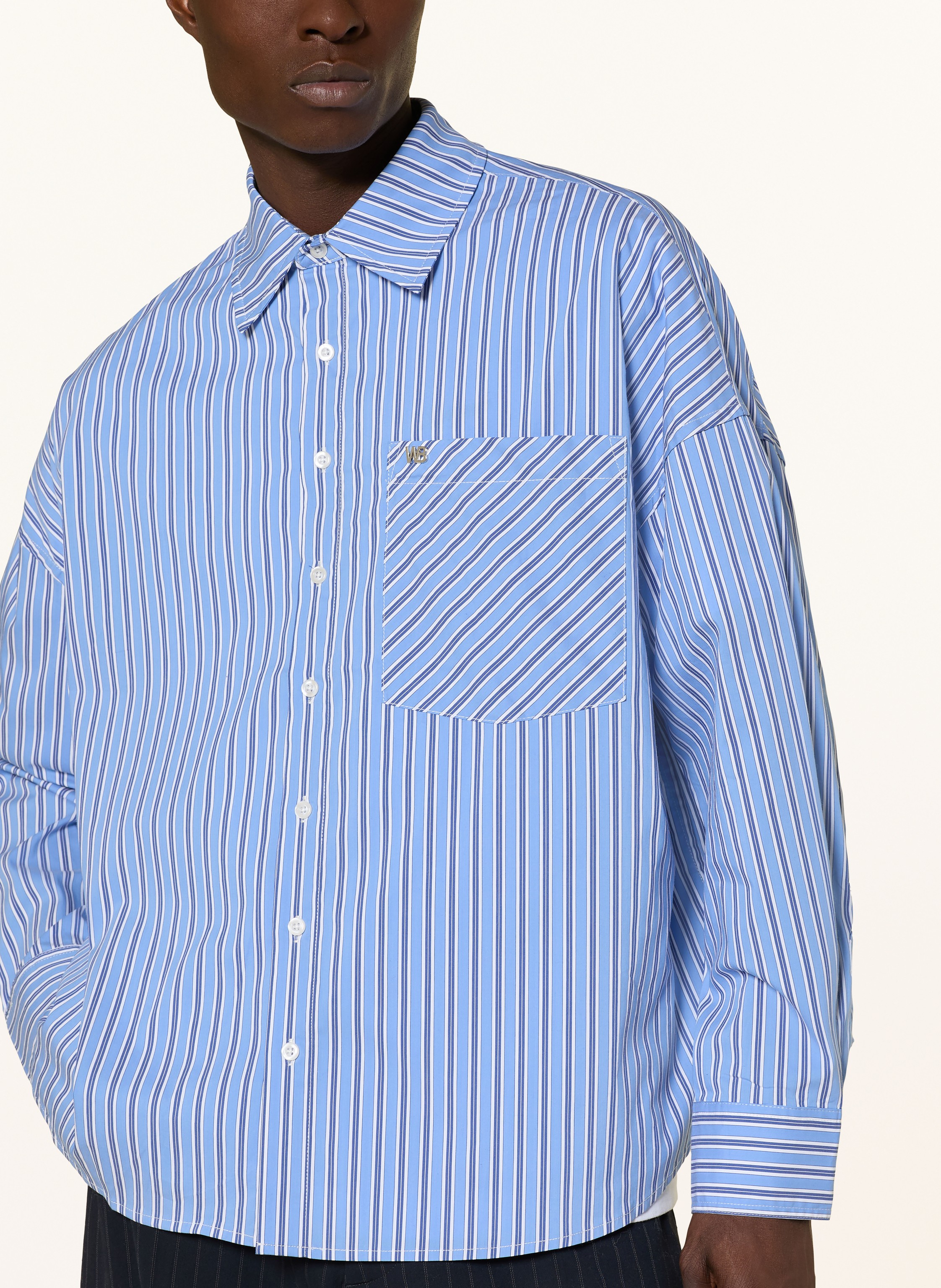 Thumbnail - Wrstbhvr Oversized-Hemd Almaron Comfort Fit blau