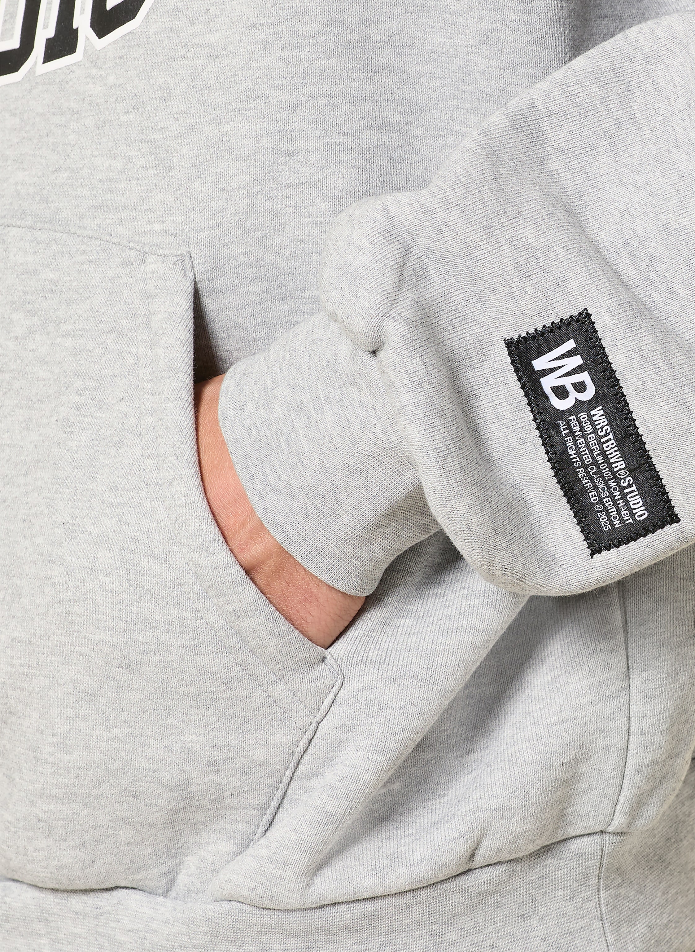 Thumbnail - Wrstbhvr Hoodie grau