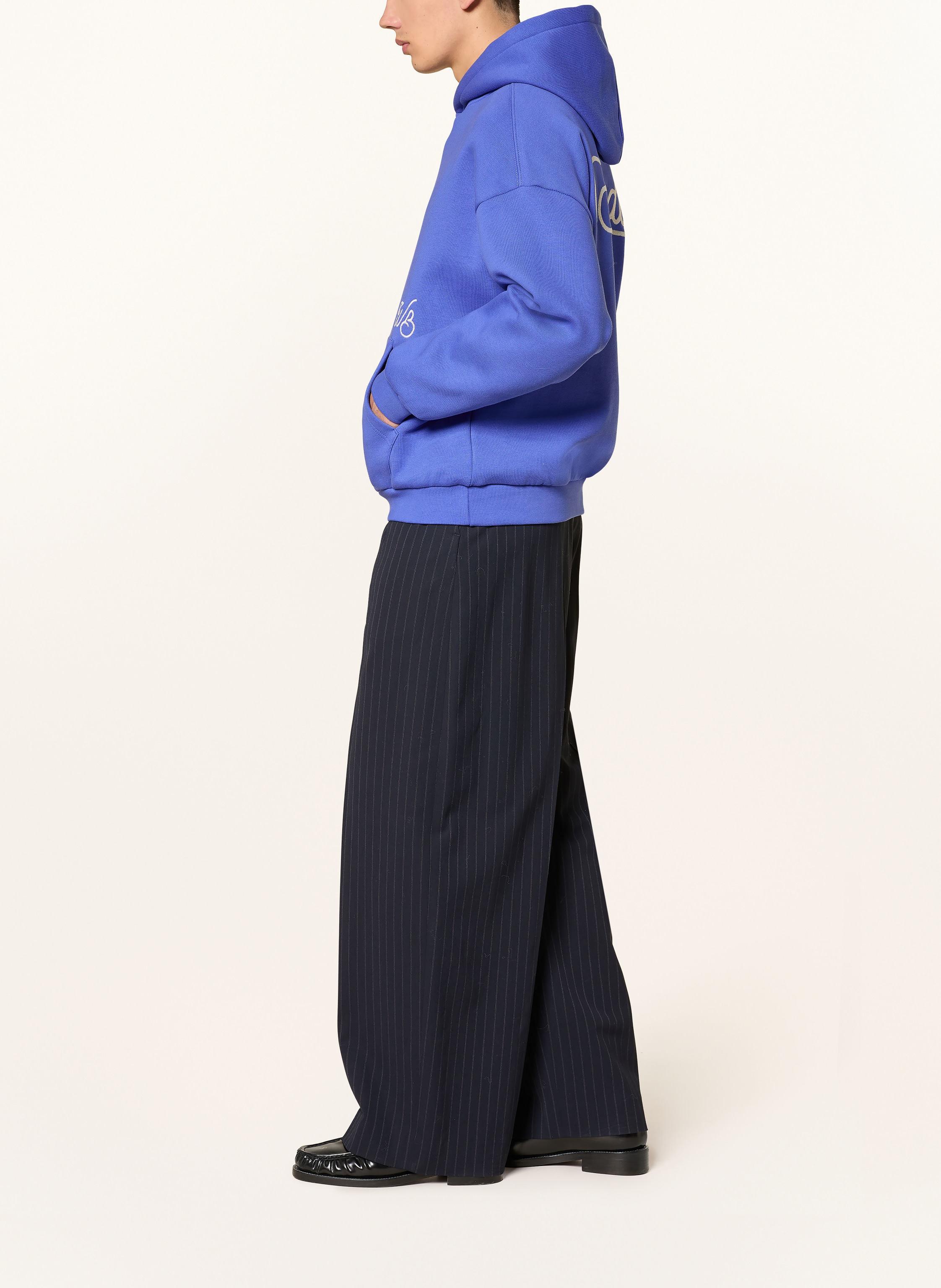 Thumbnail - Wrstbhvr Hoodie Gustaf blau