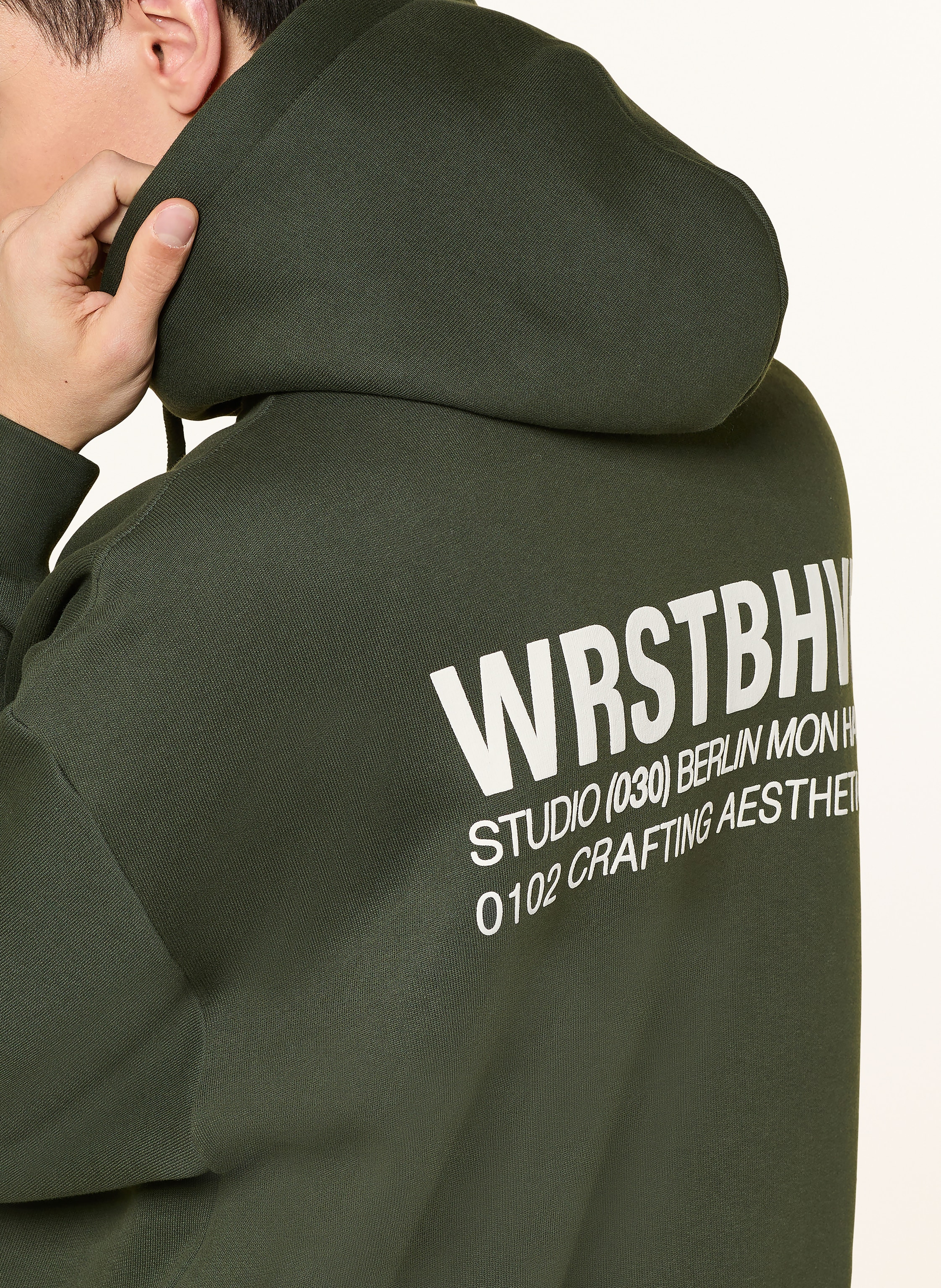 Thumbnail - Wrstbhvr Oversized-Hoodie Studio v12 gruen