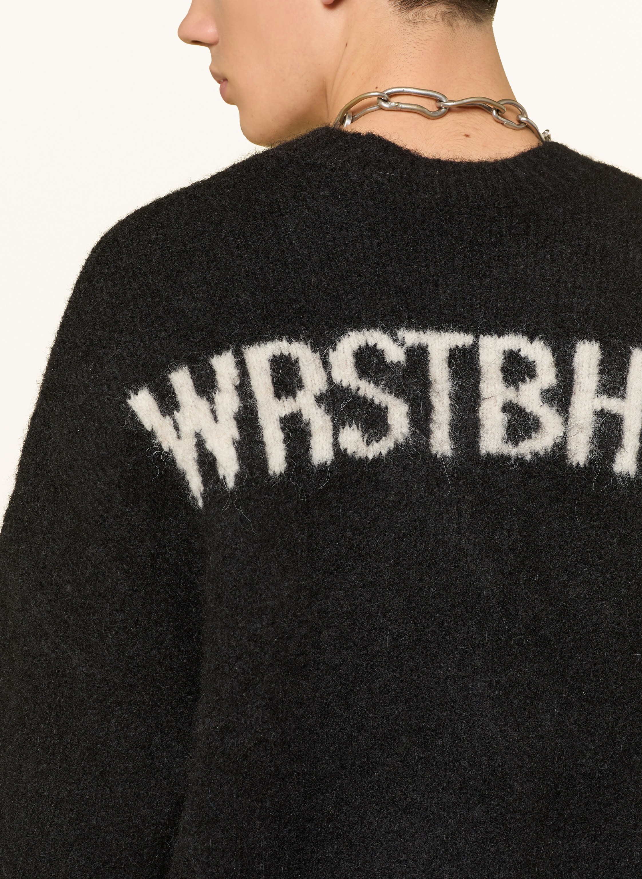 Thumbnail - Wrstbhvr Pullover Enci Mit Alpaka schwarz