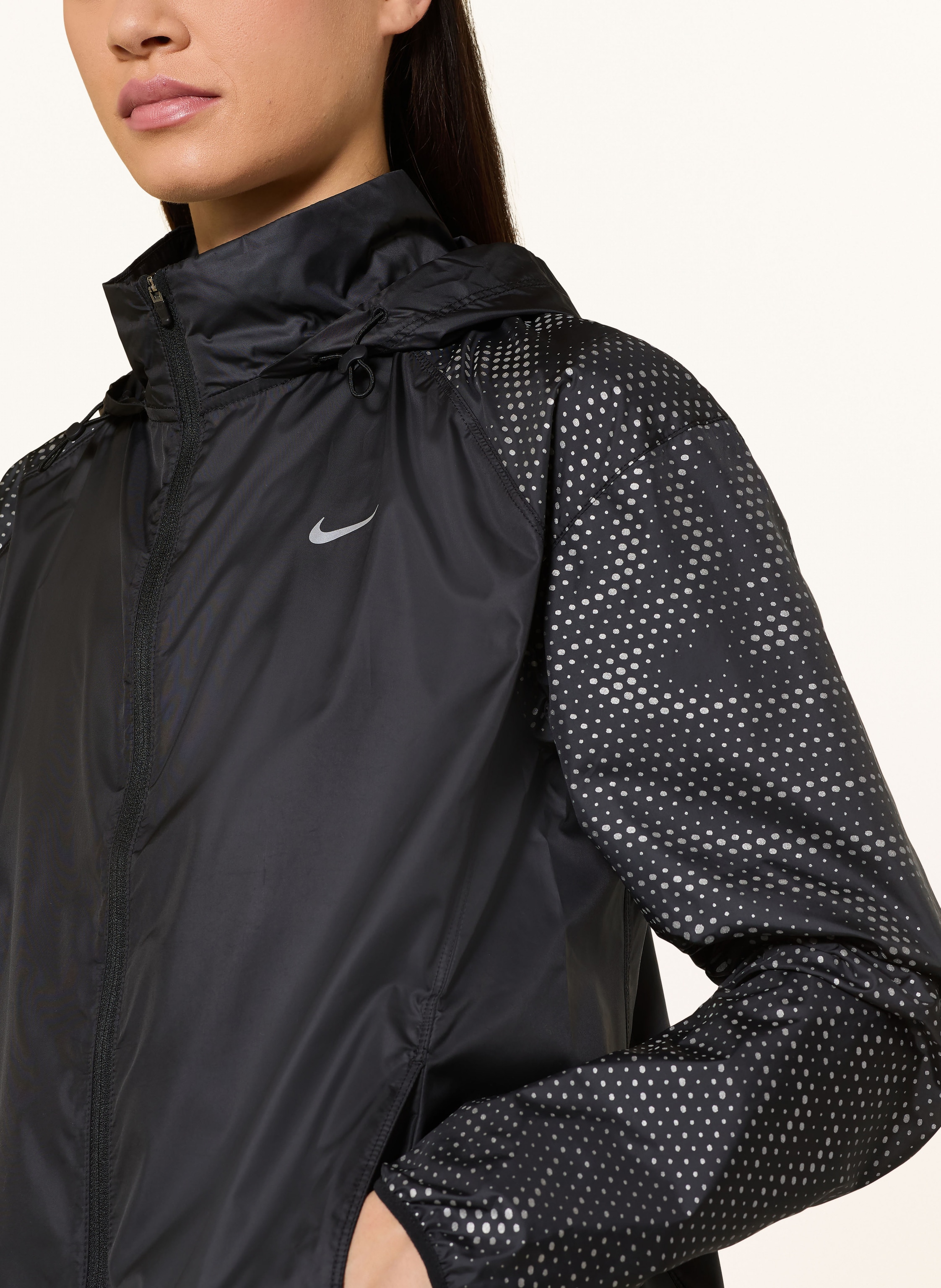 Thumbnail - Nike Laufjacke Tempo Repel Flash schwarz
