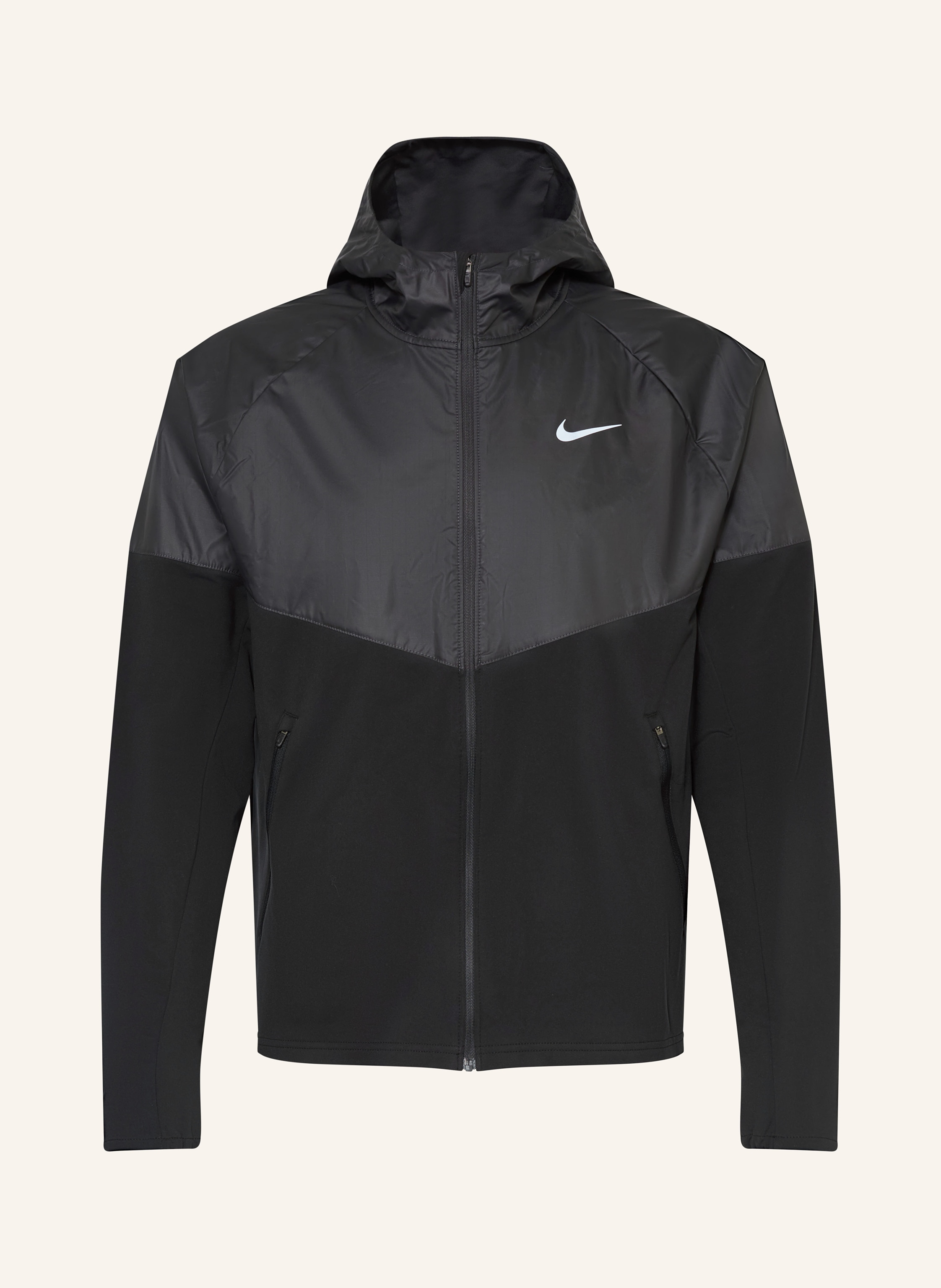 Nike Hybrid-Laufjacke Miler weiss