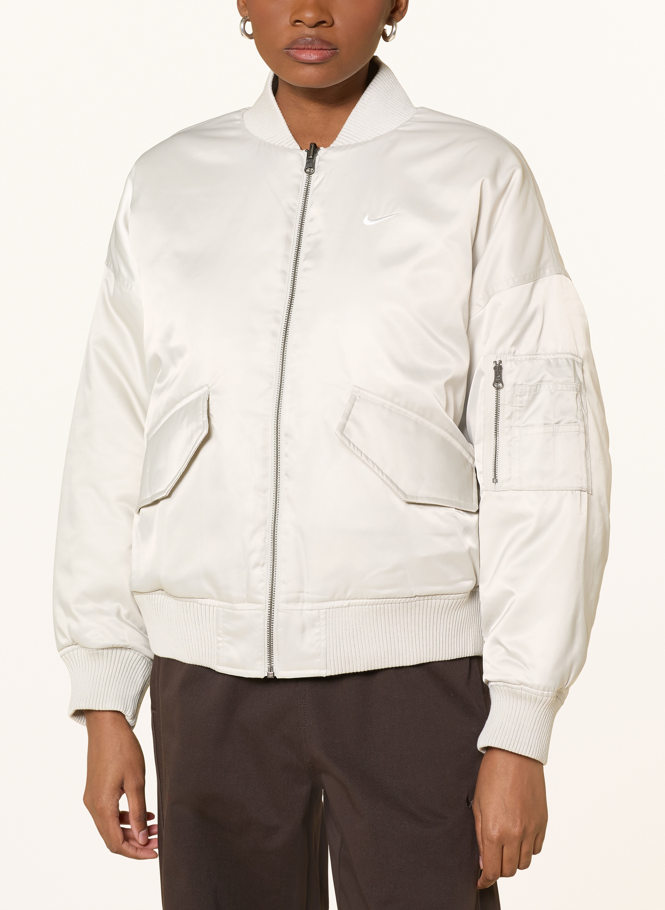 Thumbnail - Nike Blouson Zum Wenden beige