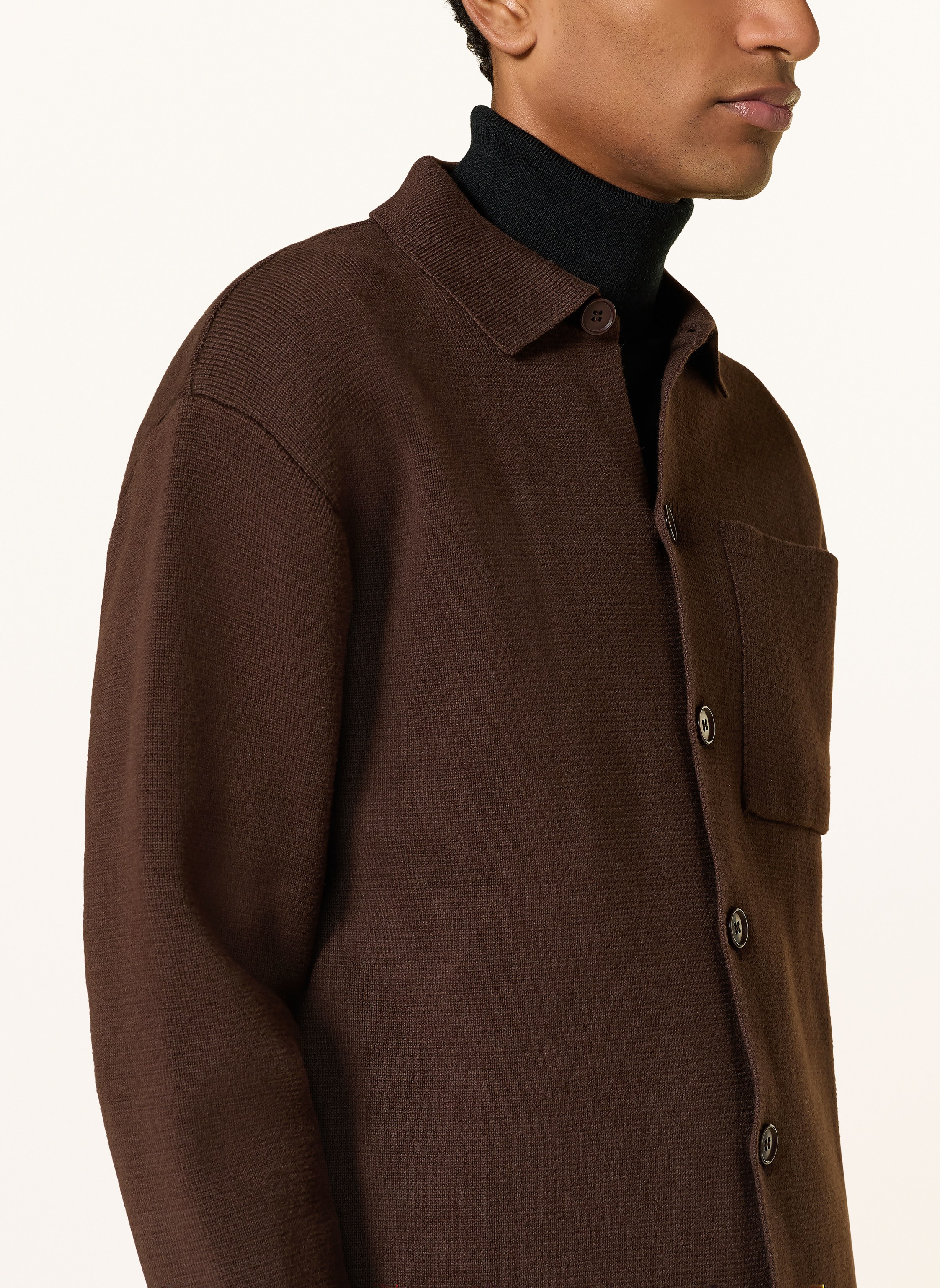 Thumbnail - Strellson Strickjacke Aiden braun