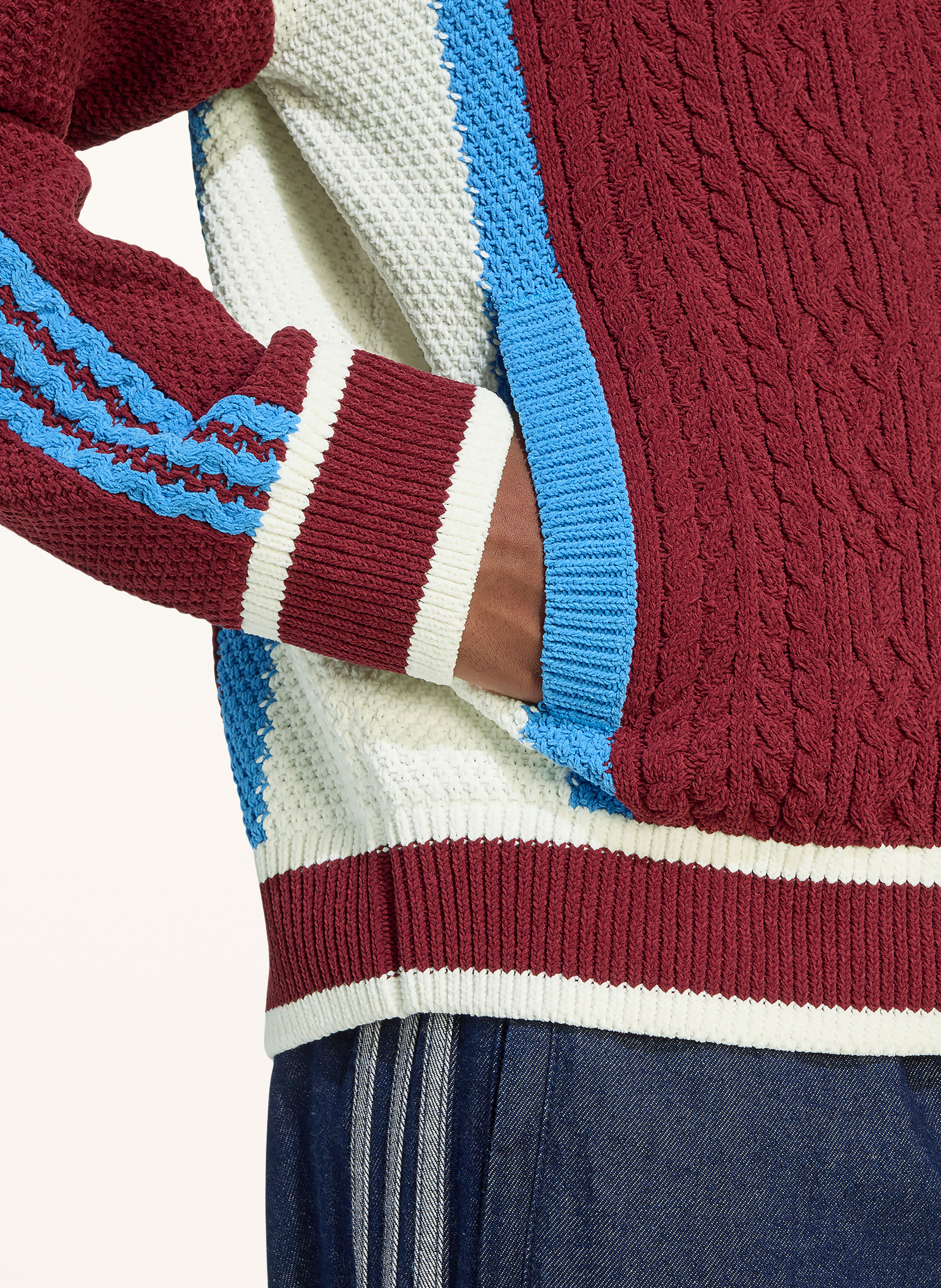 Thumbnail - Adidas Originals Strickjacke Wicons blau