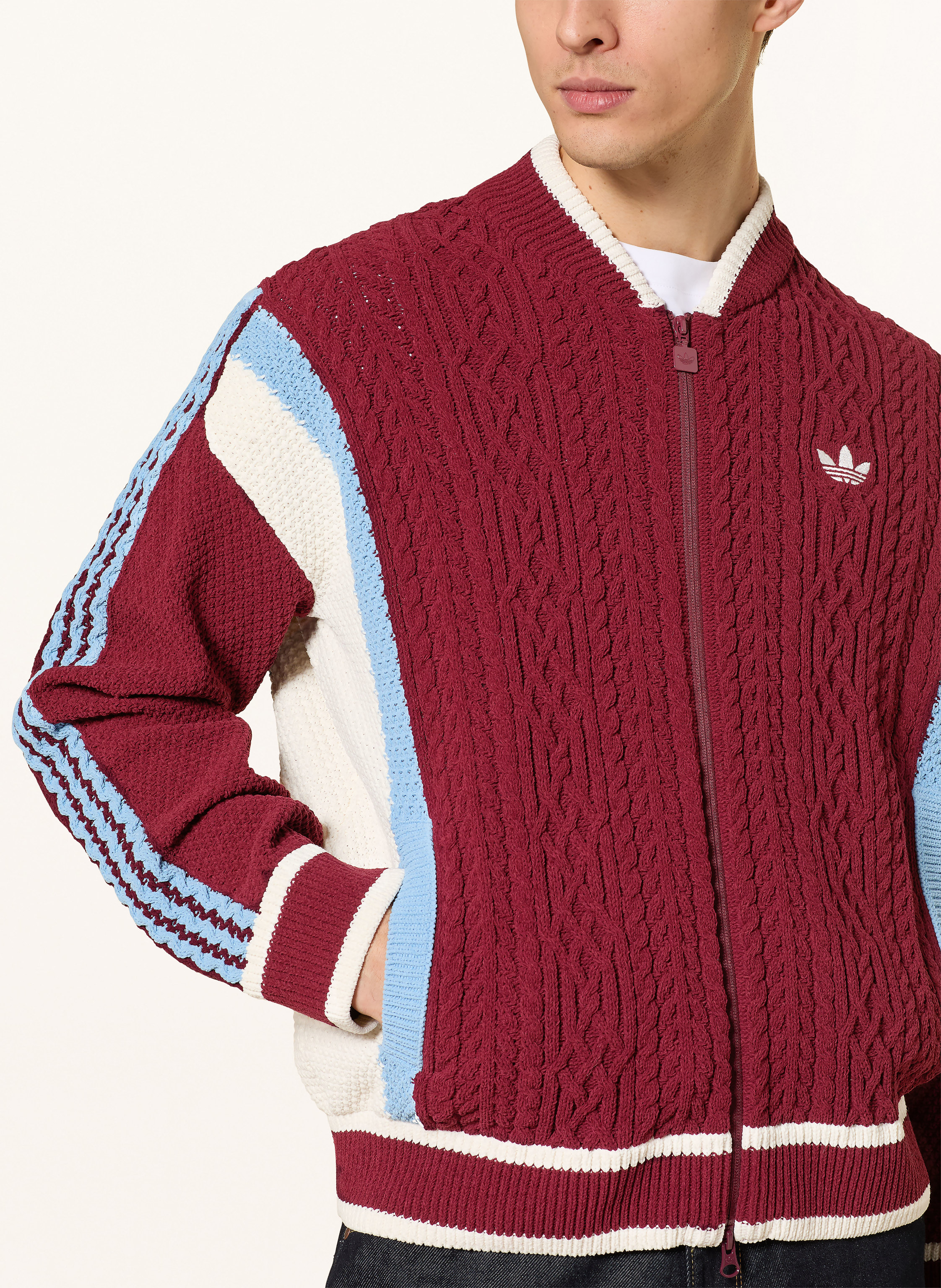Thumbnail - Adidas Originals Strickjacke Wicons blau