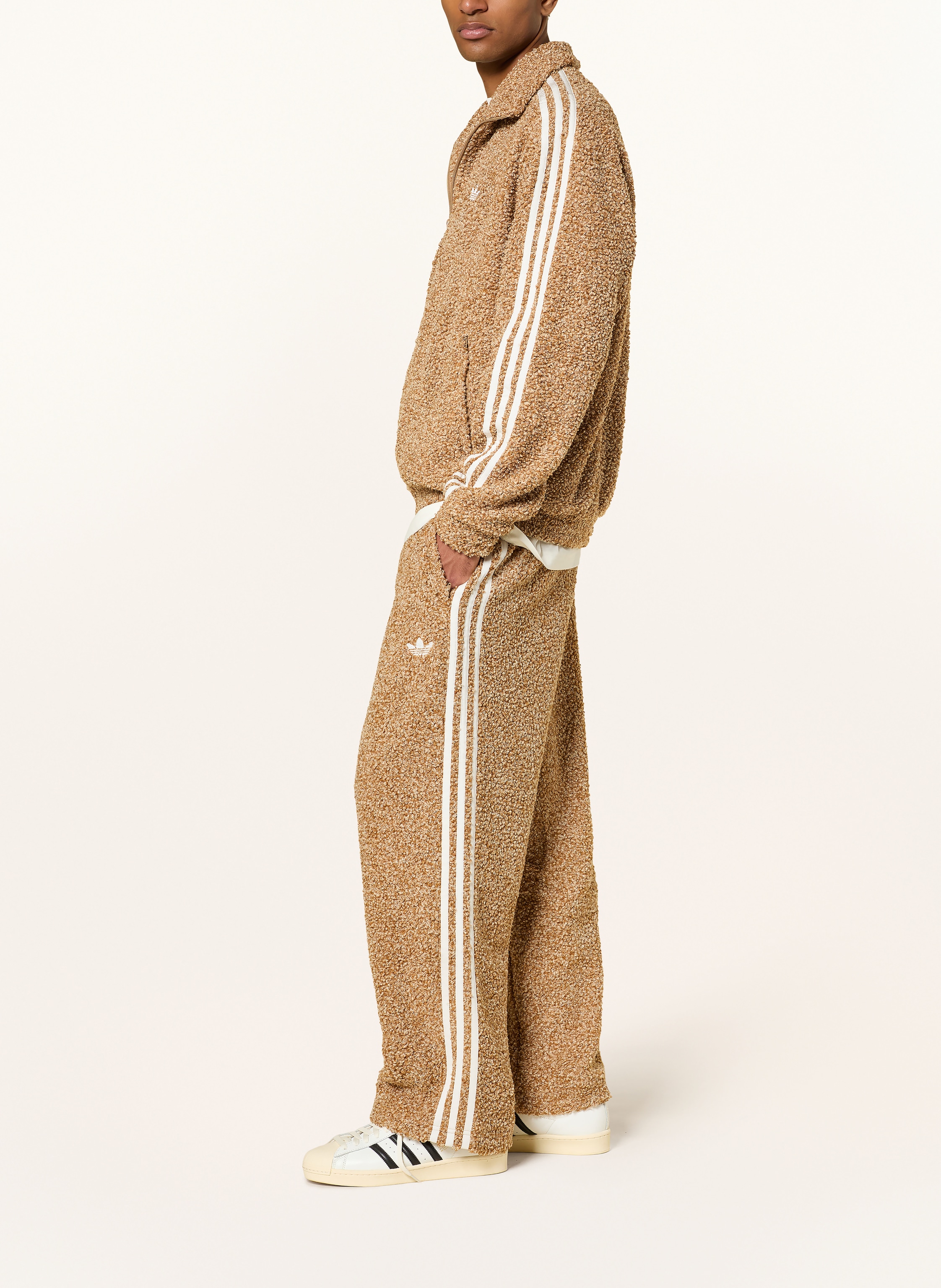 Thumbnail - Adidas Originals Sweatpants Aus Bouclé beige